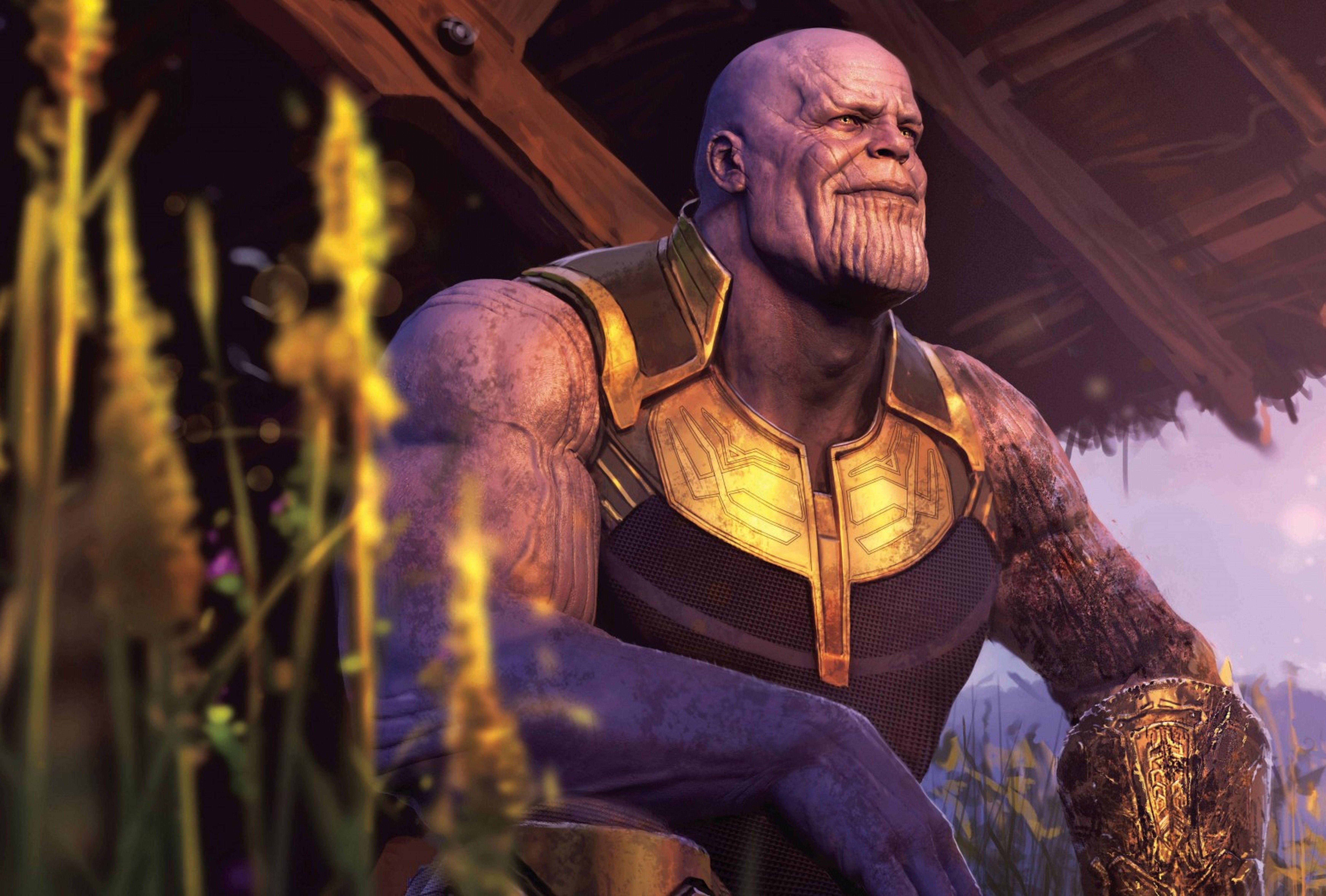 7126x4817 Thanos 4K Wallpaper, Avengers: Infinity War, 8K, Graphics CGI
