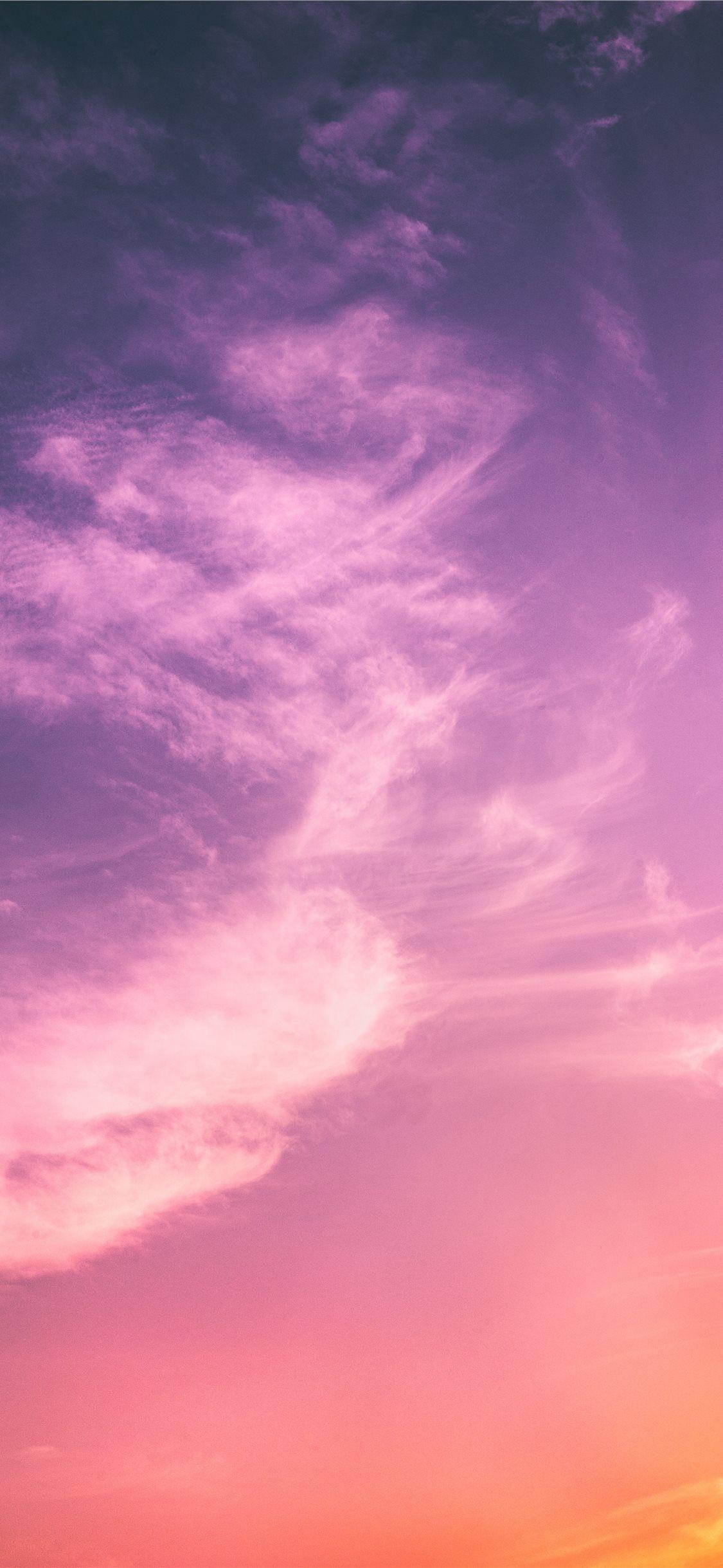1125x2436 Pink Cloud Wallpaper