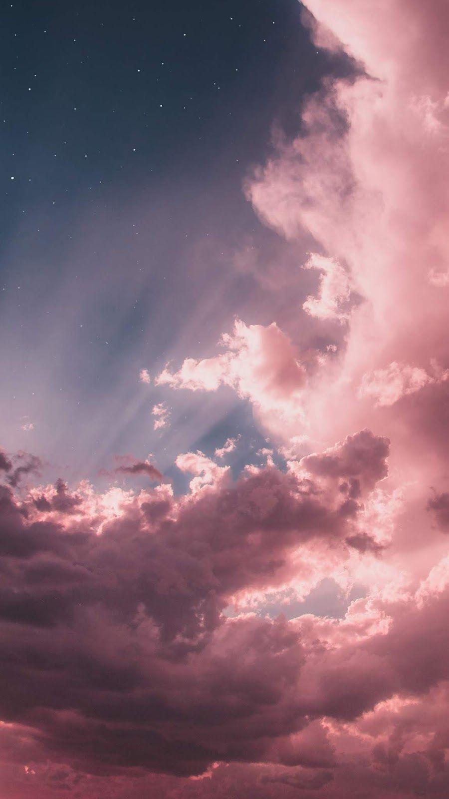 900x1600 Pink clouds #wallpaper #iphone #android #background #followme. Clouds wallpaper iphone, Pink clouds wallpaper, Sky aesthetic