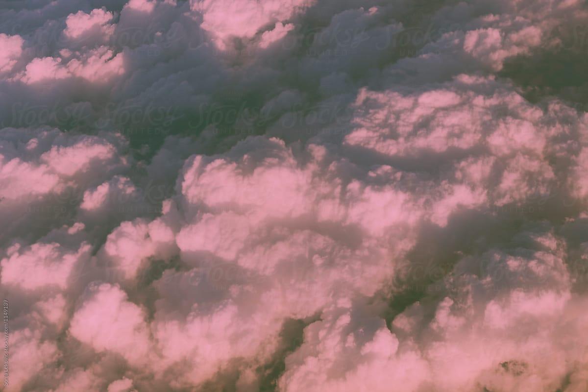 Nền những đám mây hồng mơ mộng 1200x800 của Sonja Lekovic - Cloud, Pink - Stocksy United