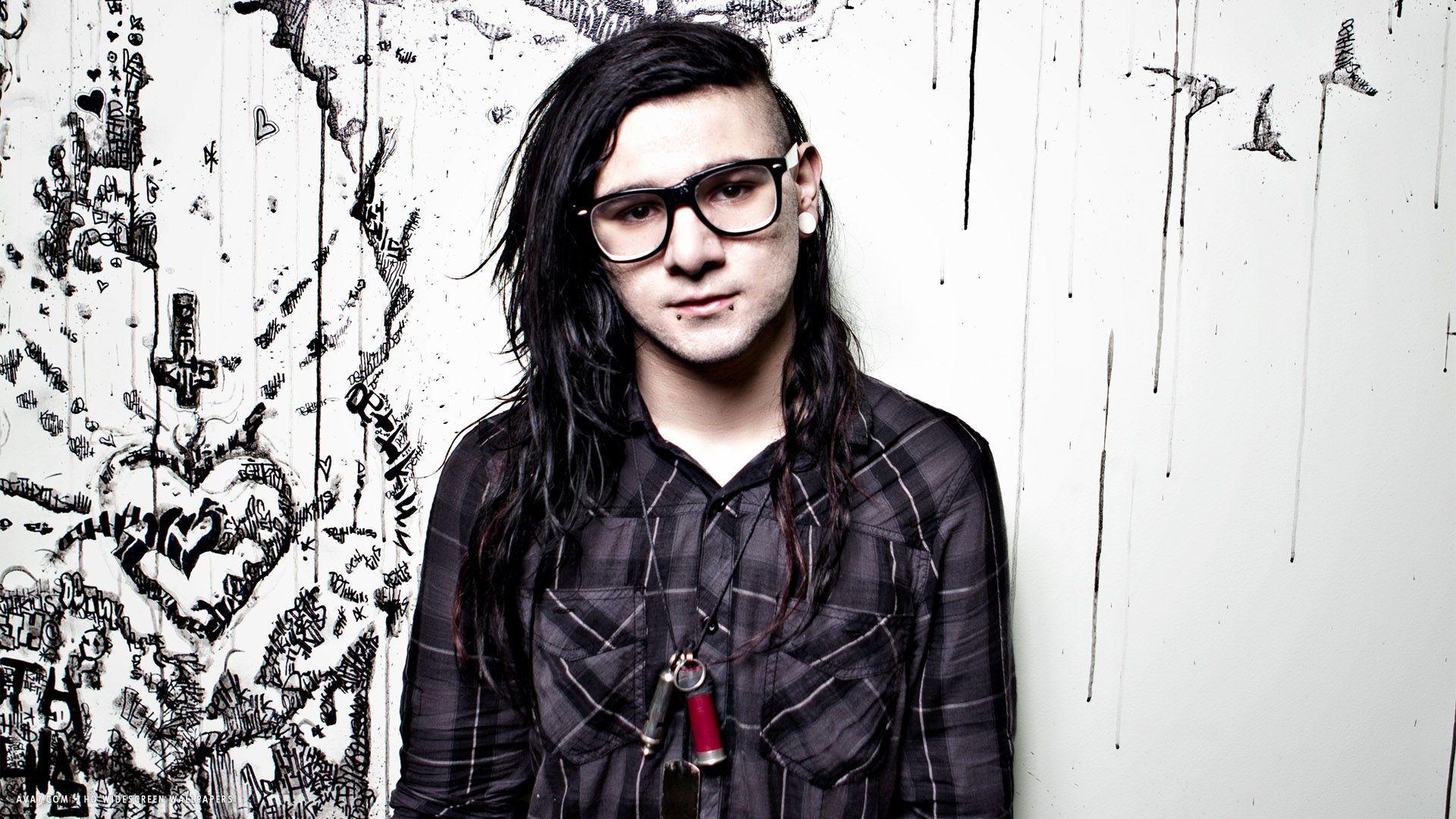 1920x1080 skrillex dj disc jockey music HD widescreen wallpaper / dj background