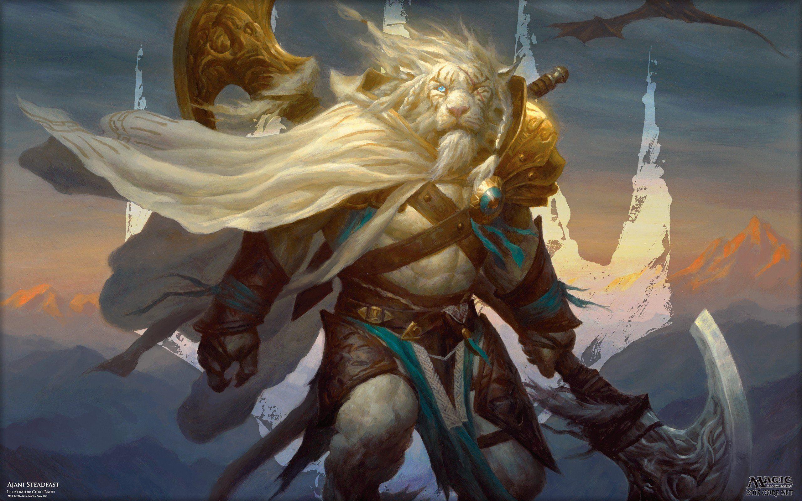 2560x1600 Magic: The Gathering, Magic, Planeswalkers, Ajani Goldmane, Ajani Steadfast HD Wallpaper / Desktop and Mobile Image & Photo