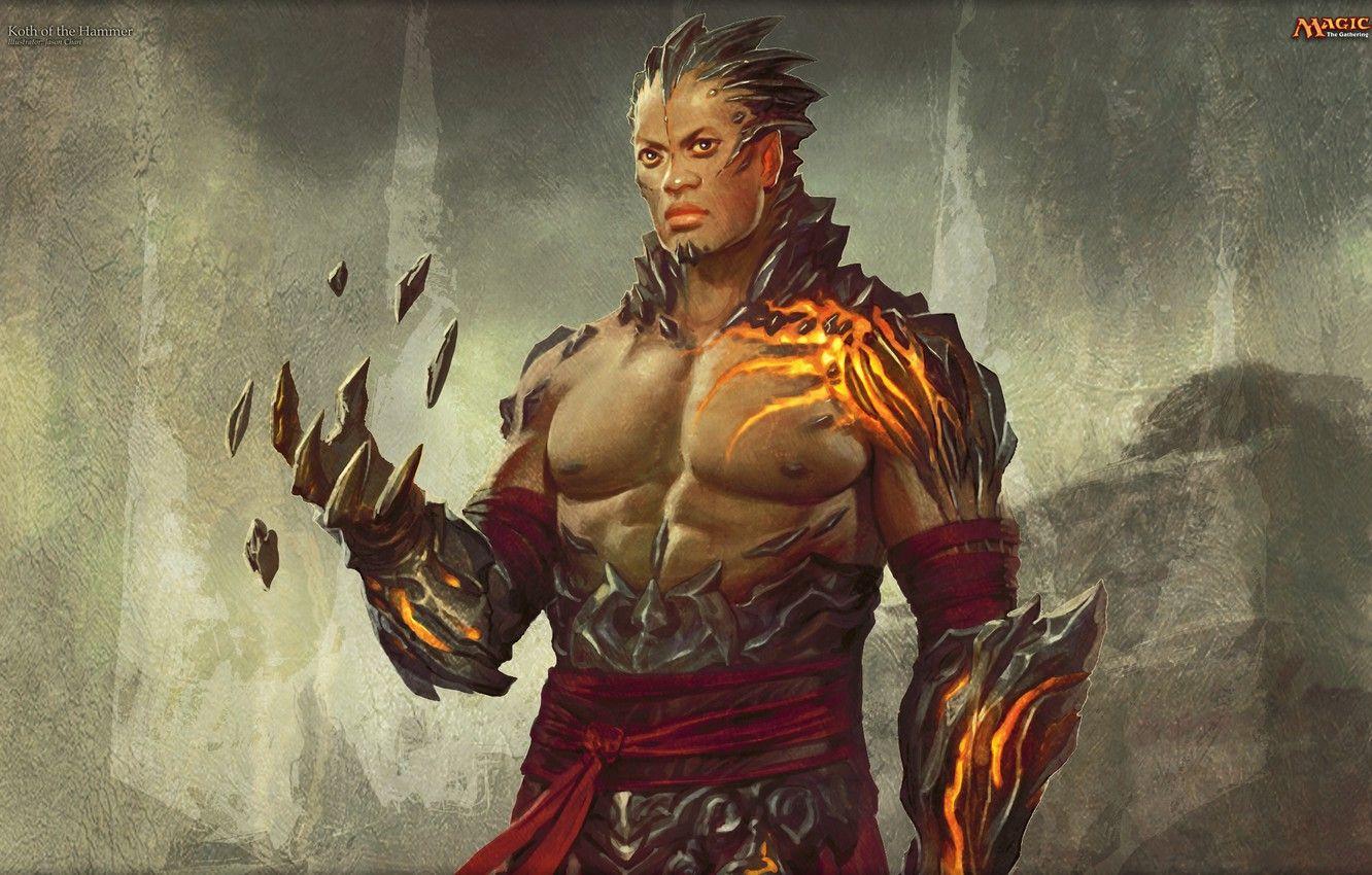 1332x850 Wallpaper Koth, Magic the gathering, Planeswalker, KOs image for desktop, section игры