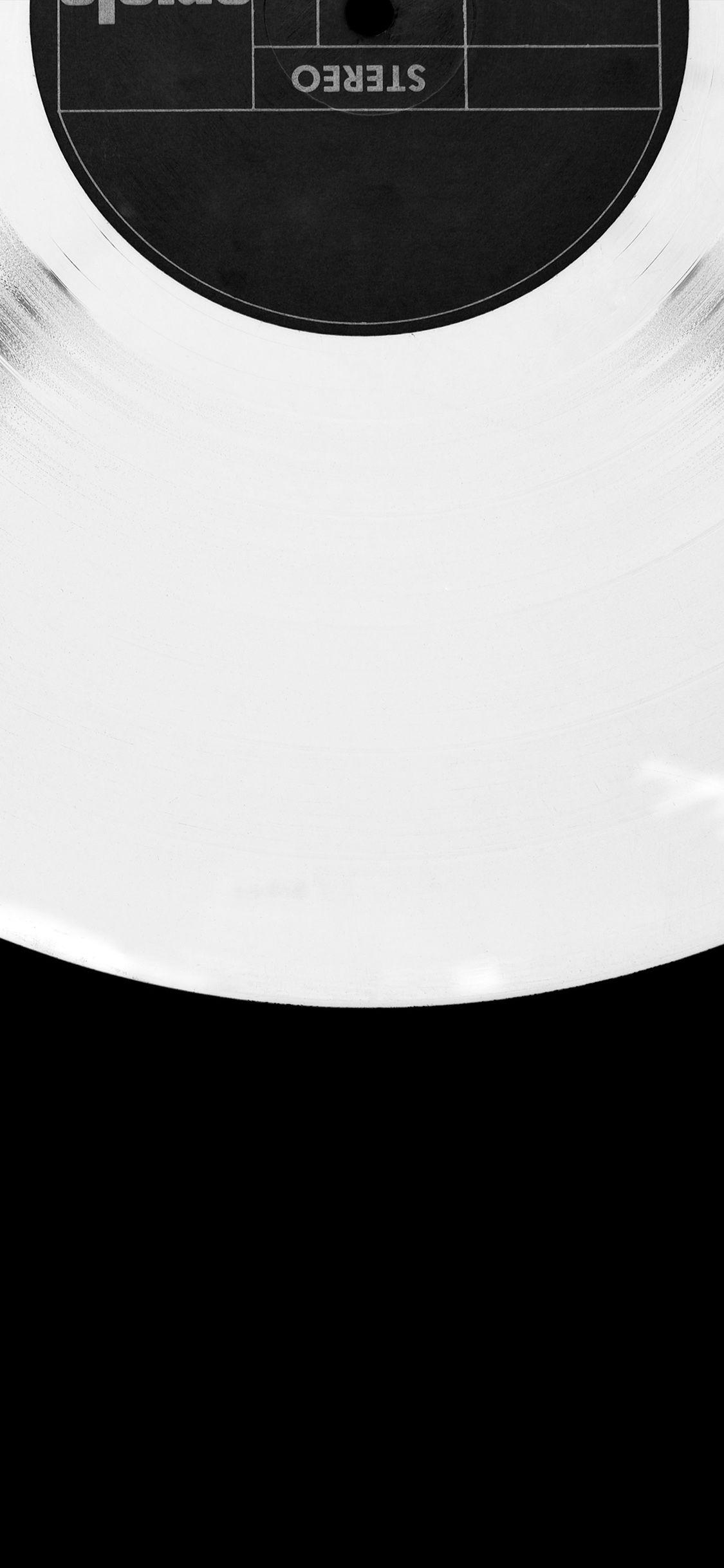 1125x2436 iPhone X wallpaper. record black simple minimal illustration art dark
