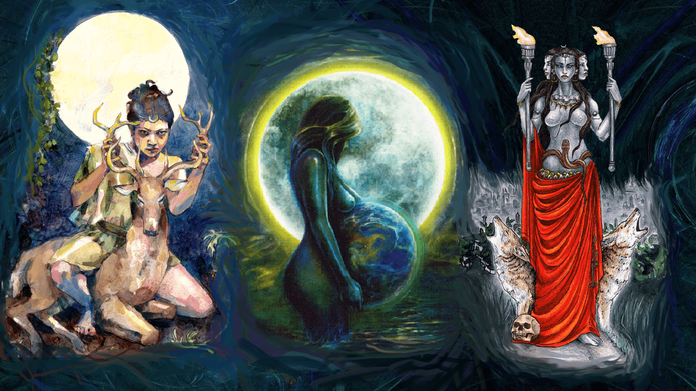 1366x768 Free download triple moon goddess desktop by tessnightoak [1367x768] for your Desktop, Mobile & Tablet. Explore Pagan Goddess Wallpaper. Pagan Goddess Wallpaper, Goddess Wallpaper, Pagan Background