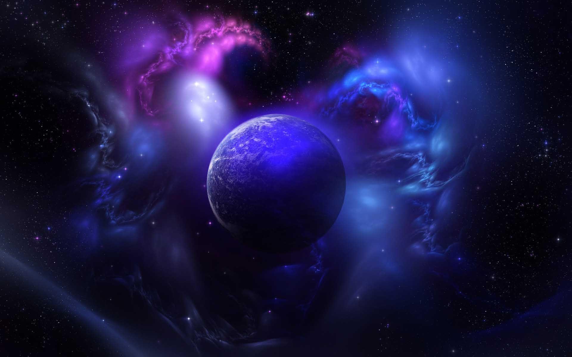 Pink And Blue Universe Wallpapers Top Free Pink And Blue