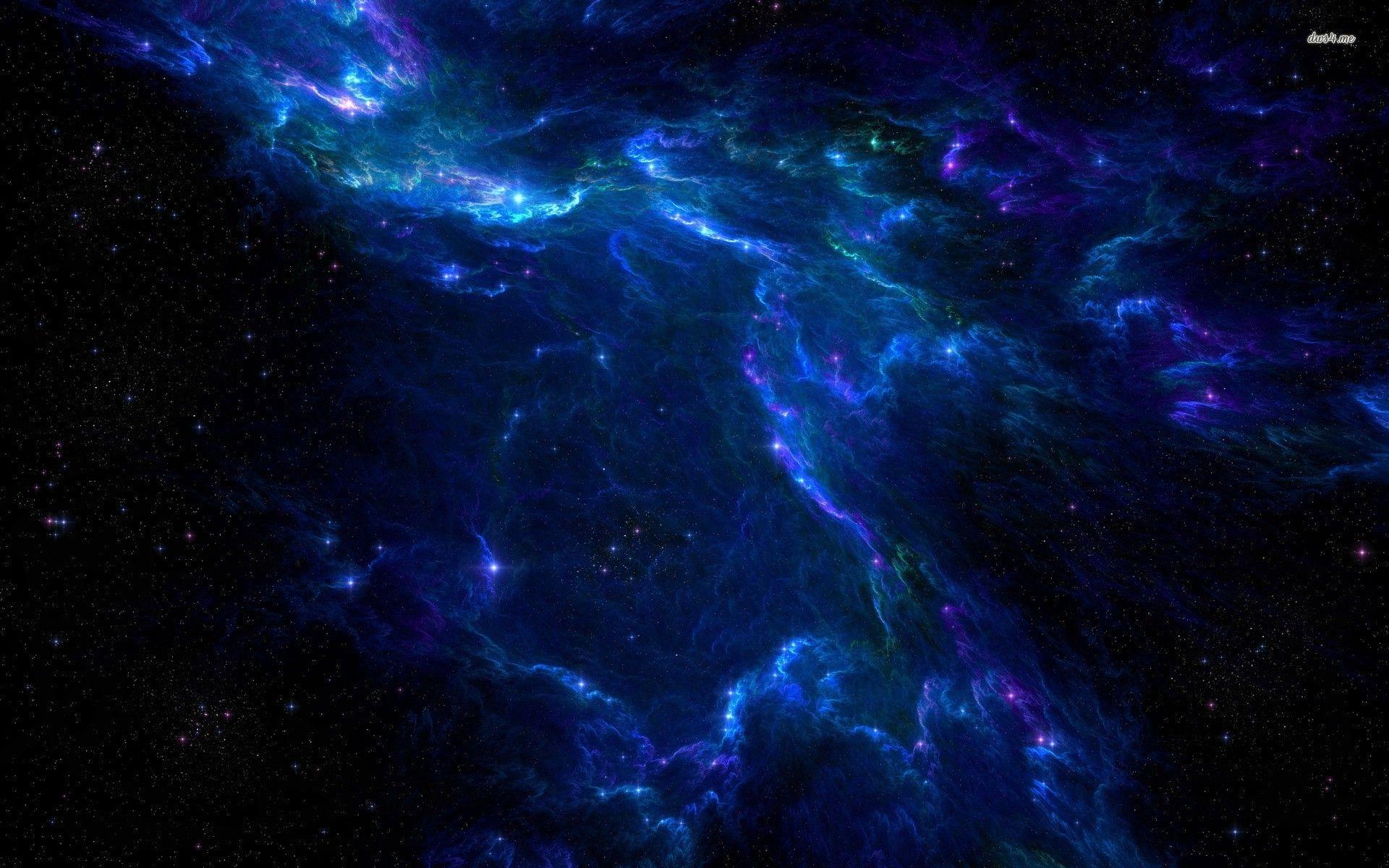 1920x1200 Blue Space Background