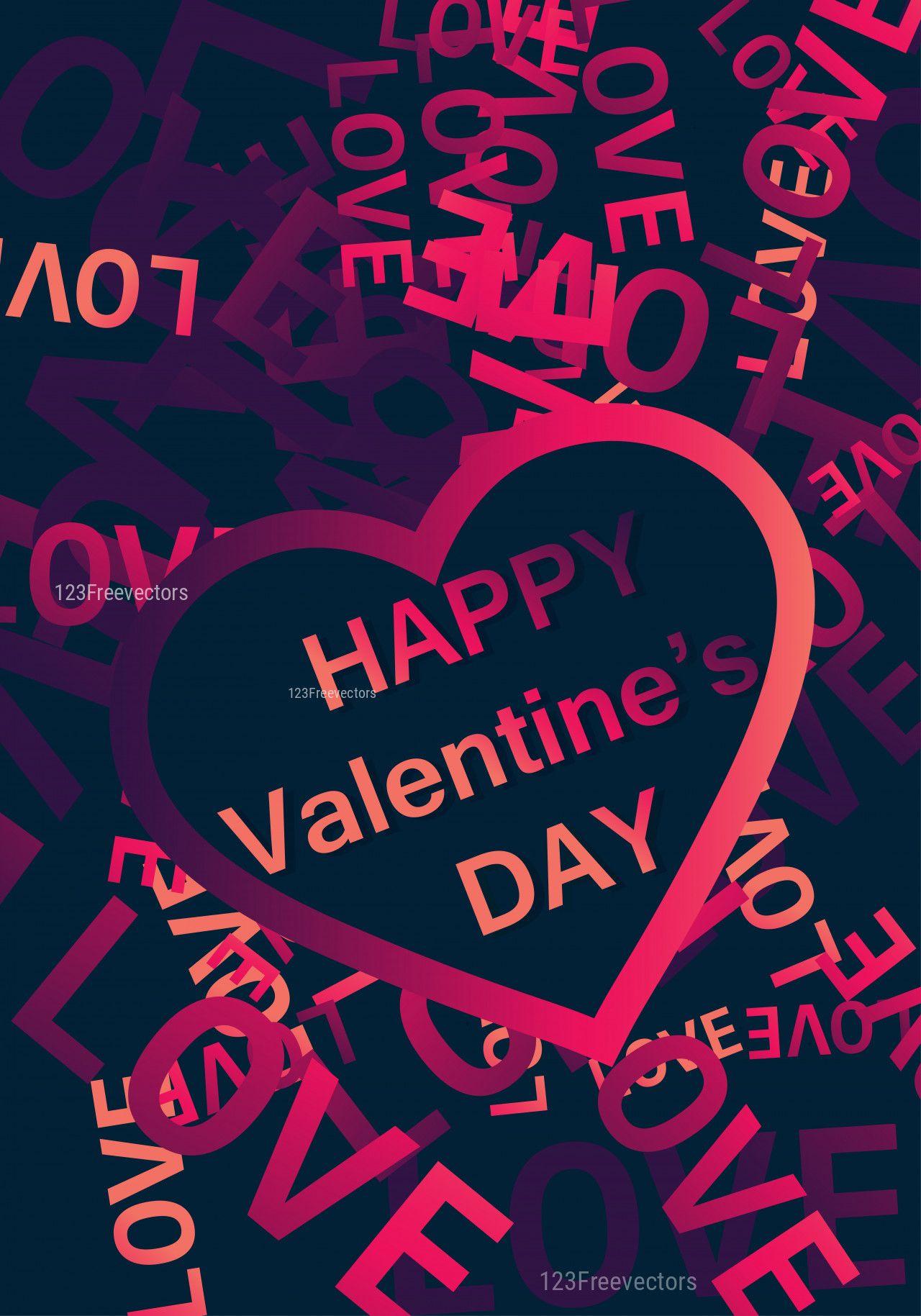1280x1829 Pink Blue and Purple Heart Wallpaper Background