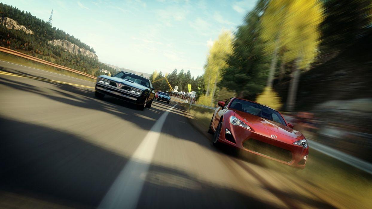 1244x700 Forza Horizon video games racing pontiac tuning corvettes track roads wallpaperx1080