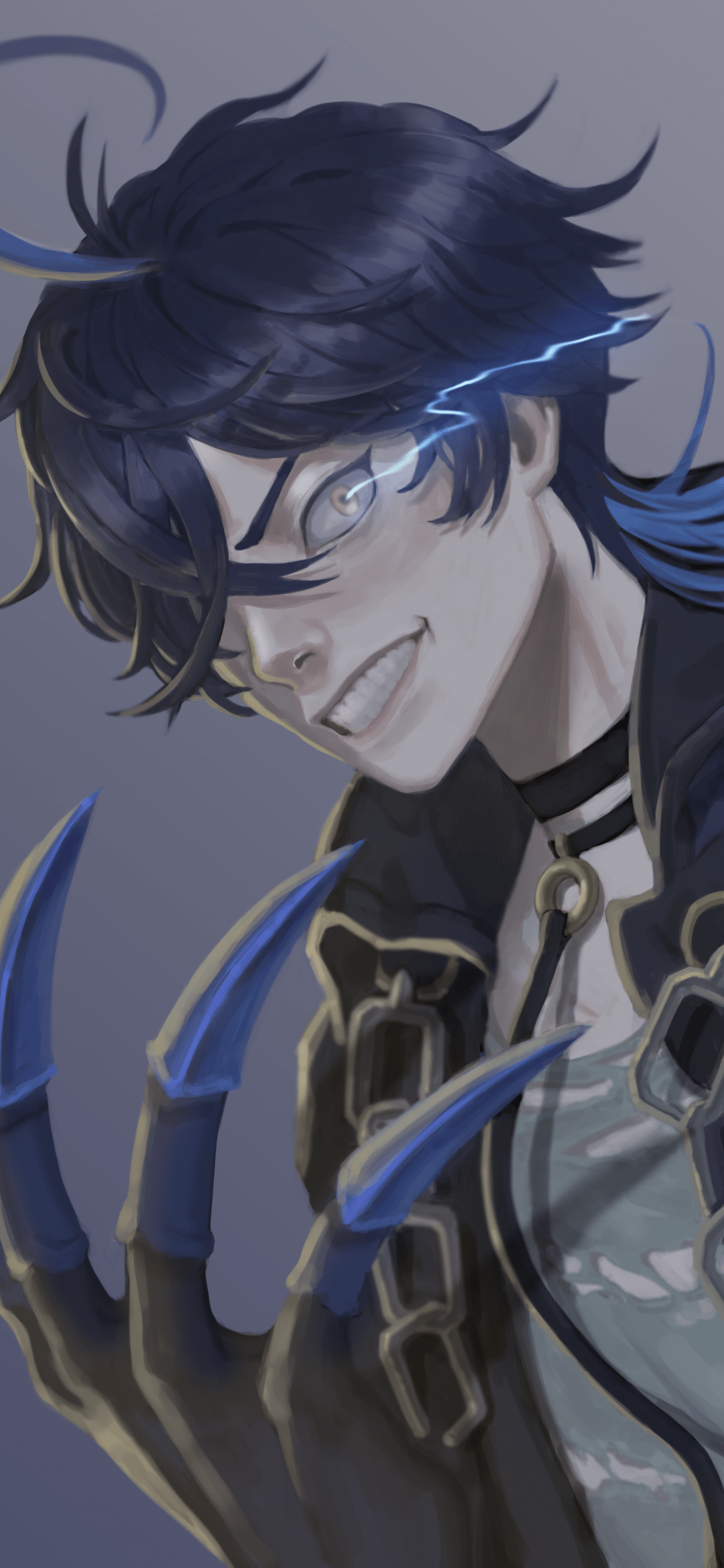 1080x2340 Download 1080x2340 Ezekiel, King's Raid, Creepy Smile, Anime Games Wallpaper for Xiaomi Mi 9 & Mi Mix 3 & Black Shark Vivo V15 Pro, OnePlus 6T, Huawei Y9 2019