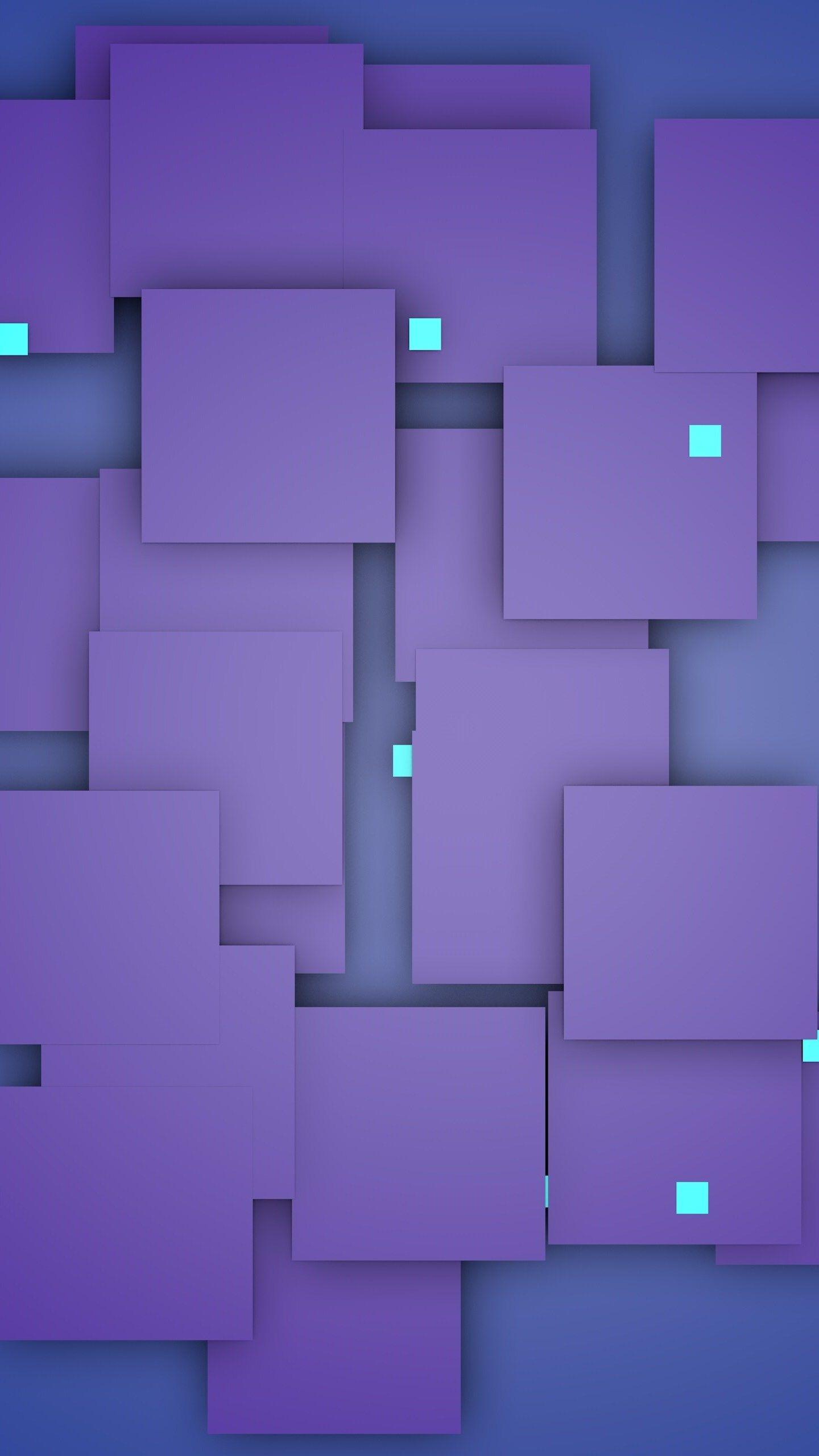 1440x2560 Purple Squares Neon Wallpaper. Cellphone wallpaper, Neon wallpaper, Wallpaper