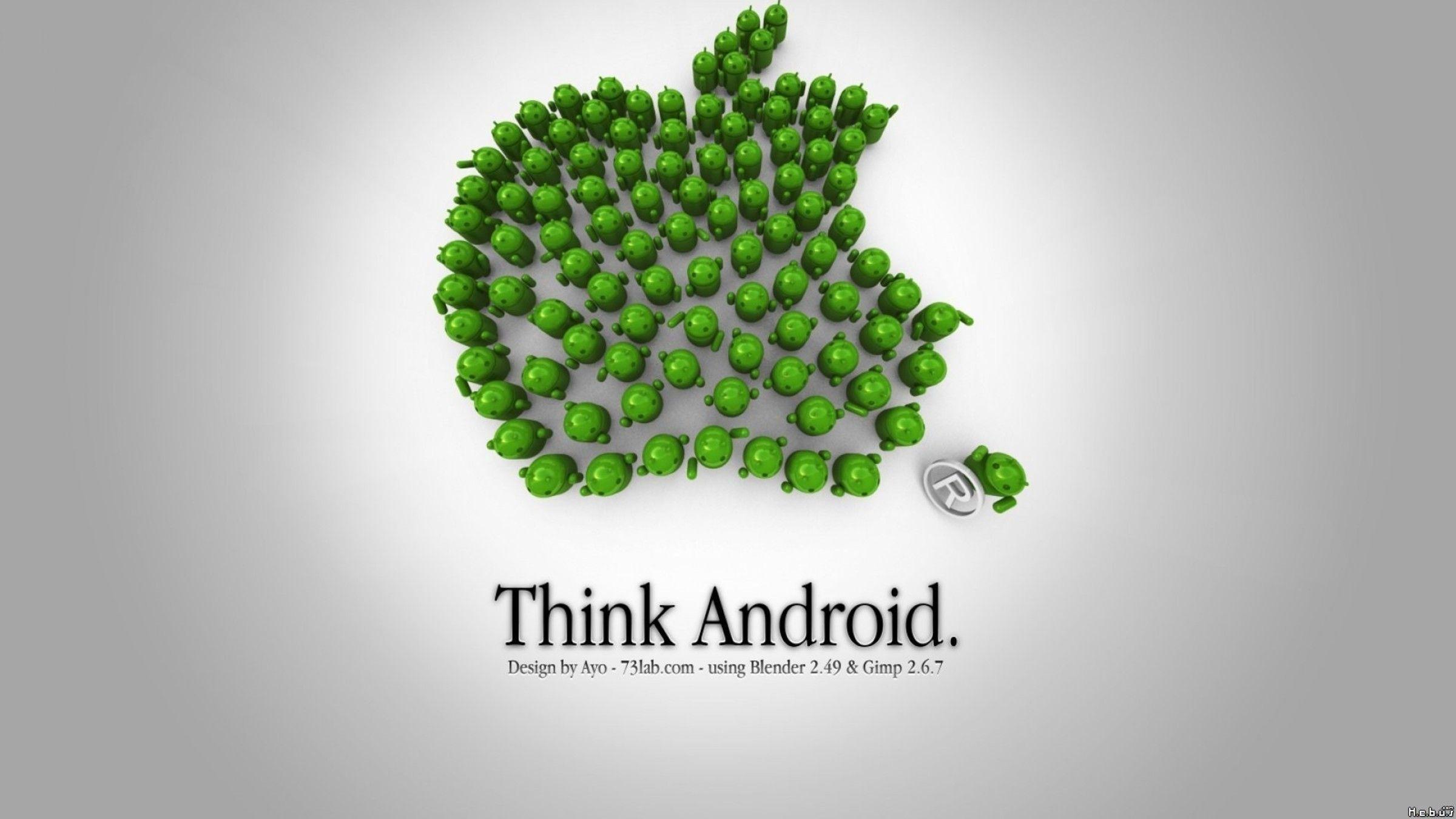 HD wallpaper Android vs Apple Apple logo and Android logo Computers  indoors  Wallpaper Flare