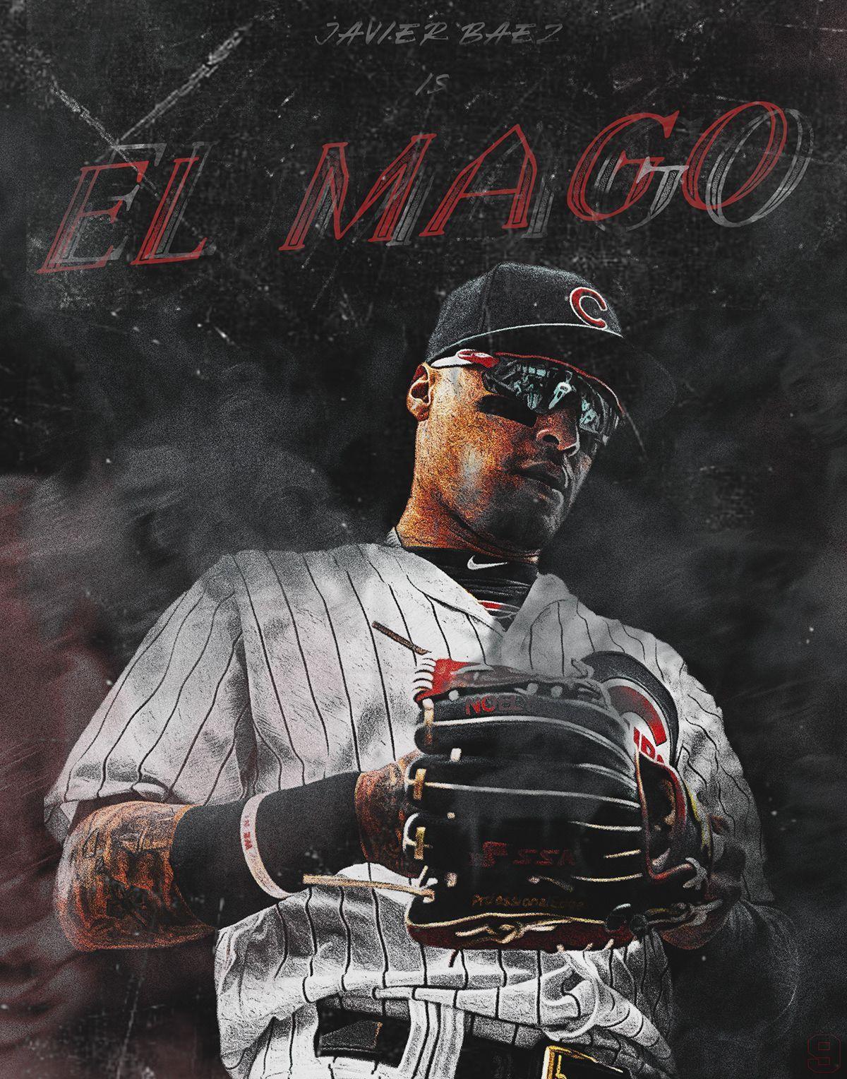 1200x1528 Javy Baez El Mago Graphic. Baseball Project, Chicago Cubs Wallpaper, Baseball Wallpaper