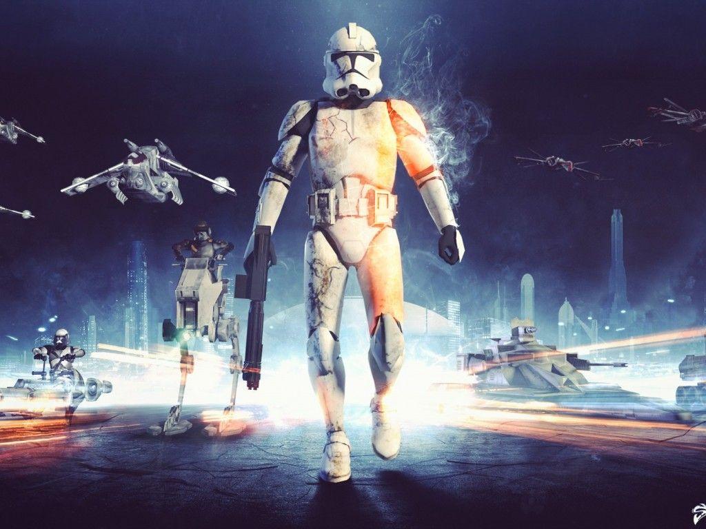 1024x768 Star Wars Clone Wallpaper