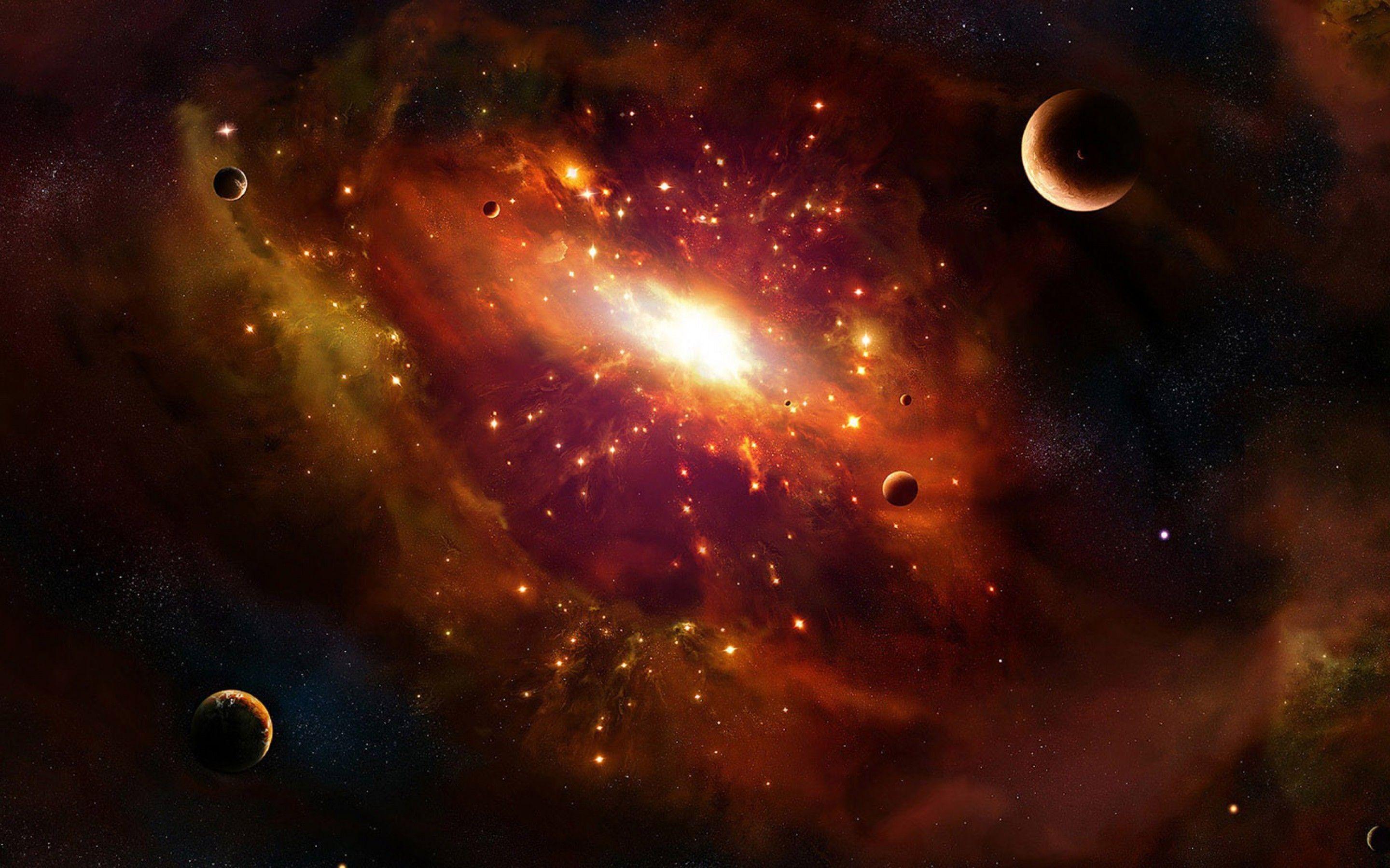 Golden Galaxy Wallpapers Top Free Golden Galaxy Backgrounds WallpaperAccess
