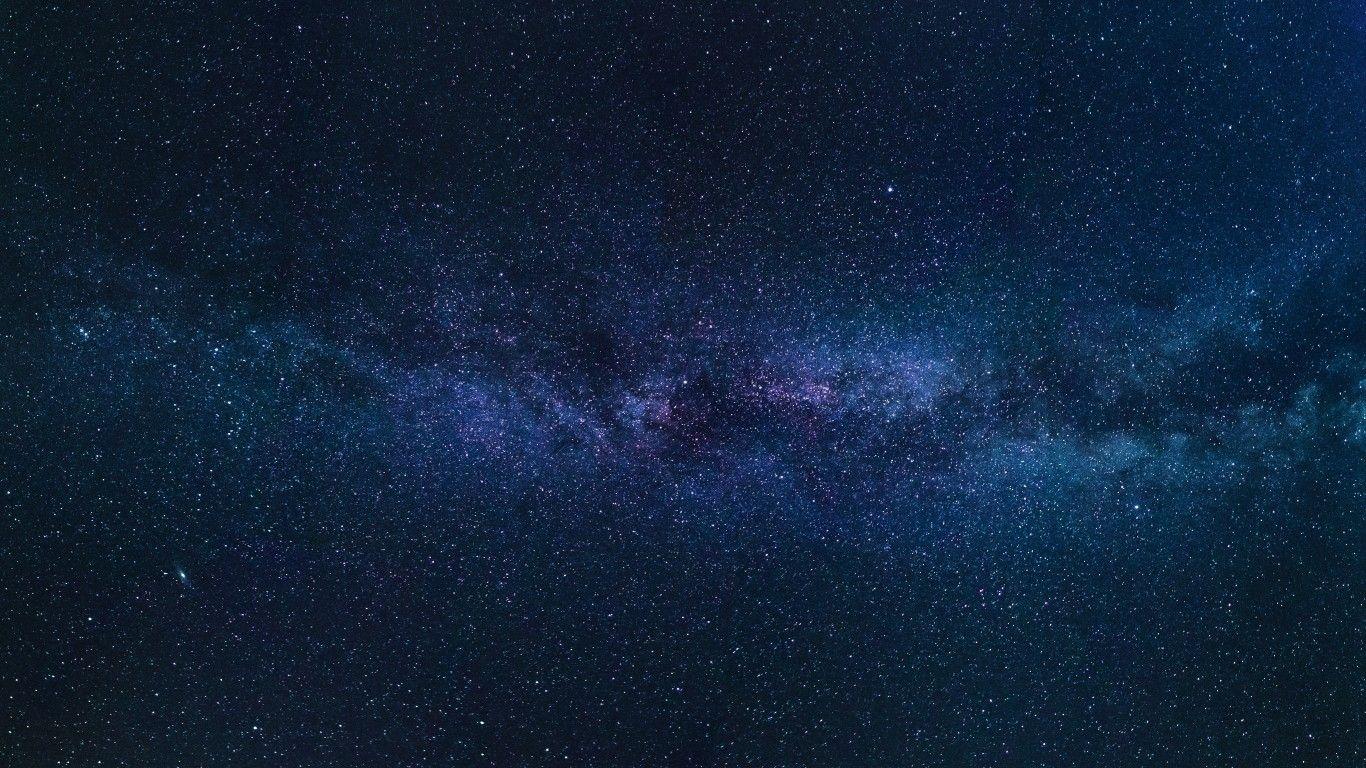 1366x768 Download 1366x768 Milky Way, Stars, Sky, Galaxy Wallpaper for Laptop, Notebook