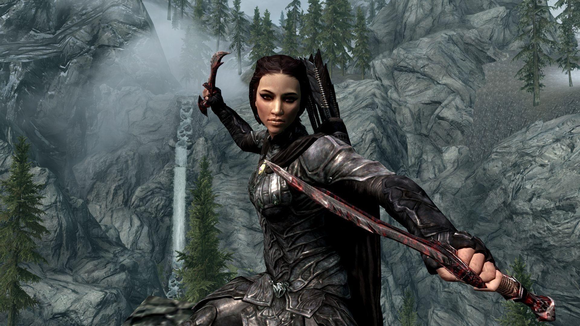 1920x1080 Skyrim Female Warrior Wallpaper HD. Warrior woman, Female werewolves, Warriors wallpaper