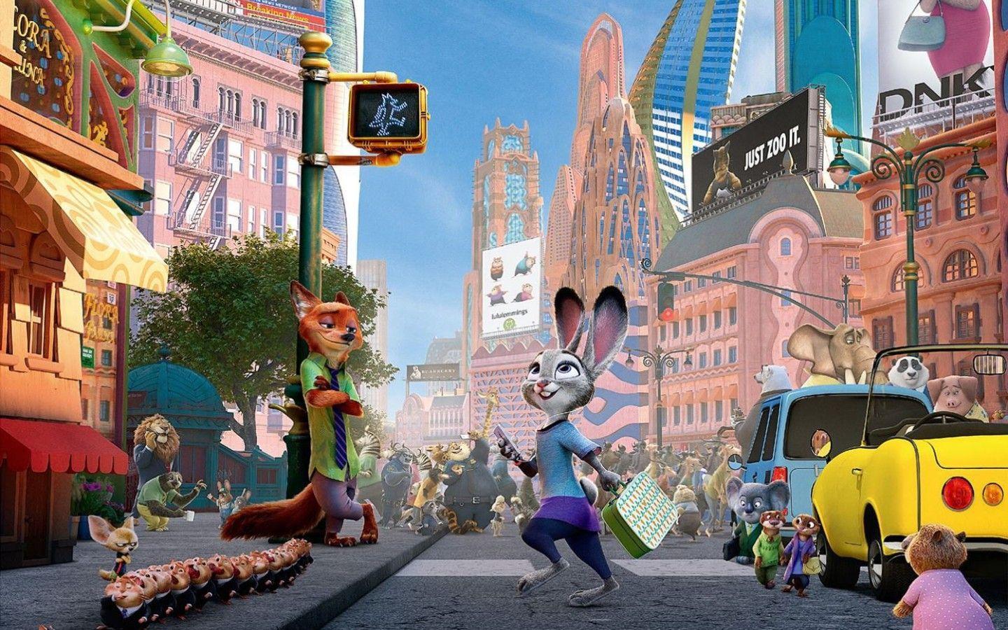 1440x900 Zootopia City Wallpaper High Quality Resolution. City wallpaper, Character illustration, Zootopia