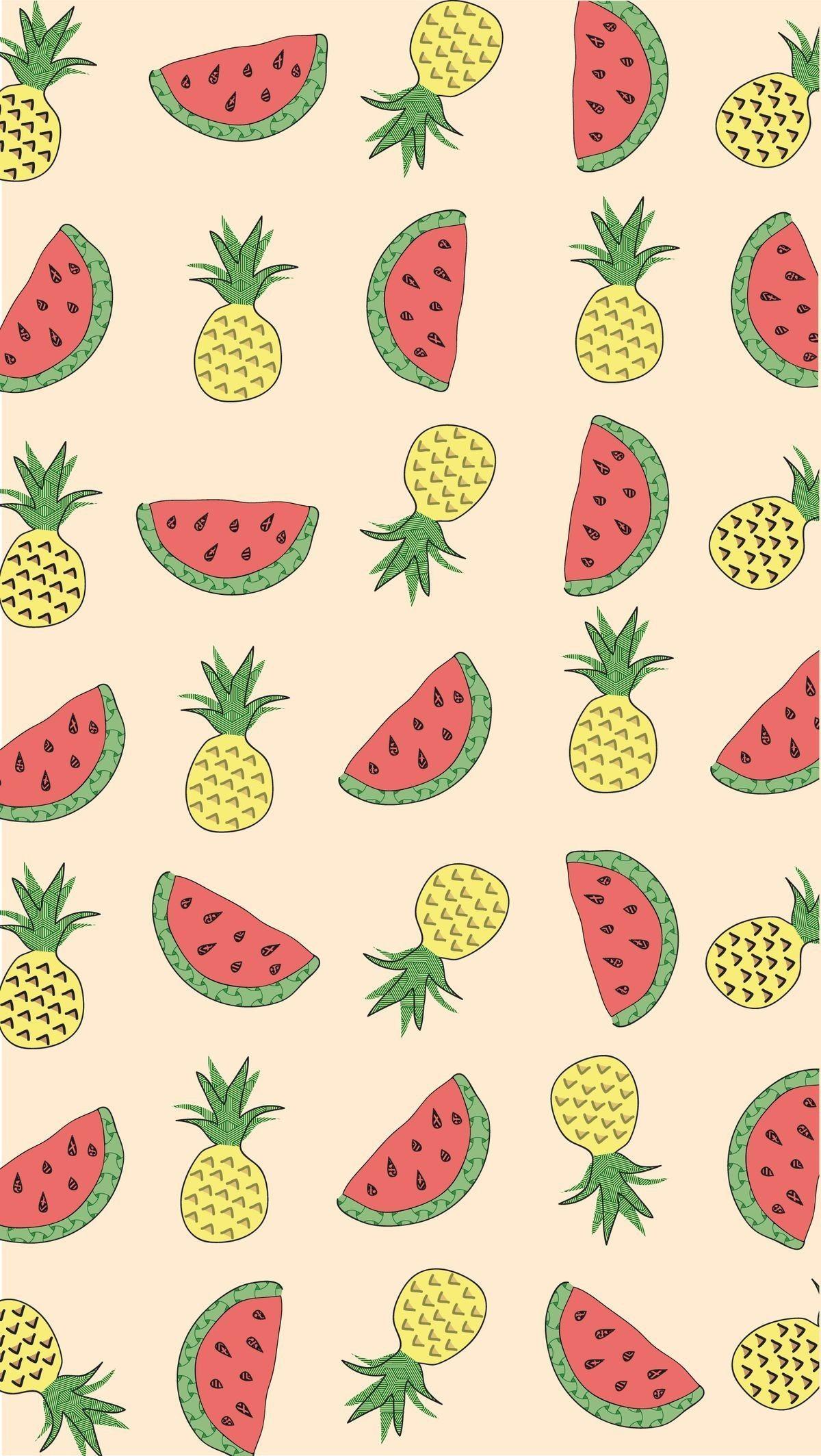 1200x2127 dhritisstuff #iphone #wallpaper. Watermelon wallpaper, Pineapple wallpaper, Summer wallpaper phone