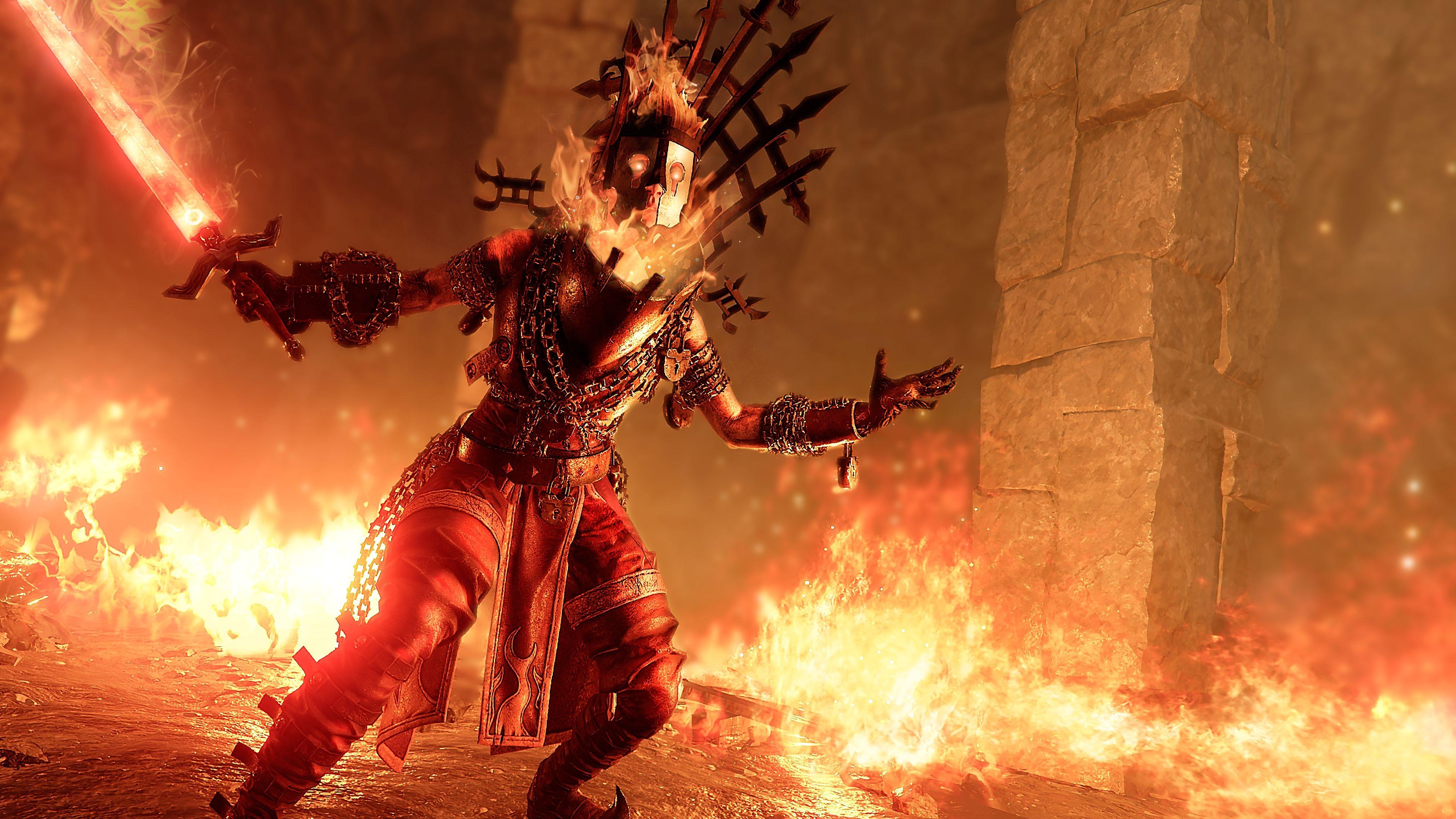 3840x2160 Warhammer Vermintide 2 Sienna Fuegonasus Battle Wizard 4K