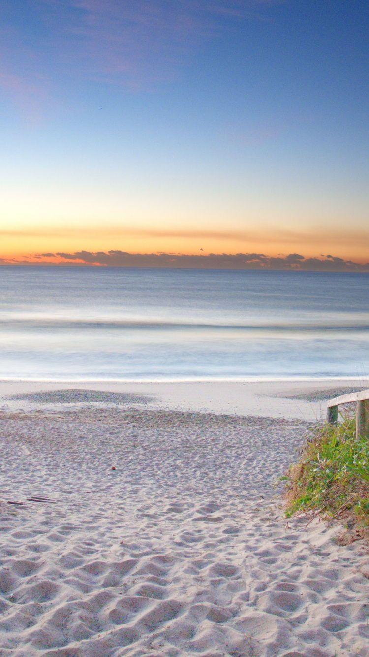 750x1334 Sand Beach Sunrise Nature iPhone .itl.cat