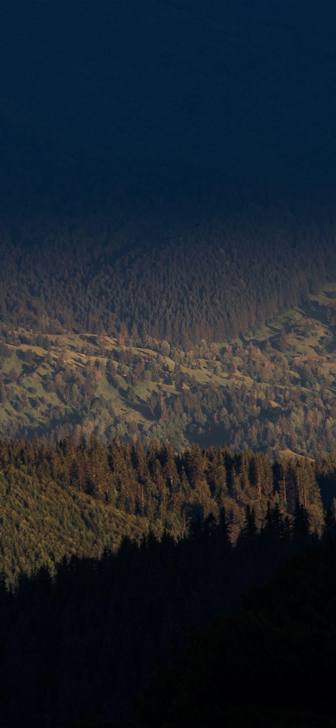 1125x2436 iPhone X wallpaper. mountain dark sunrise morning nature