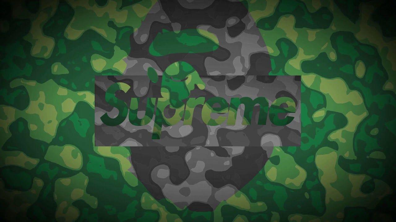 1280x720 Animated Bape Sumpreme Camo Wallpaper (Rough Draft 2)