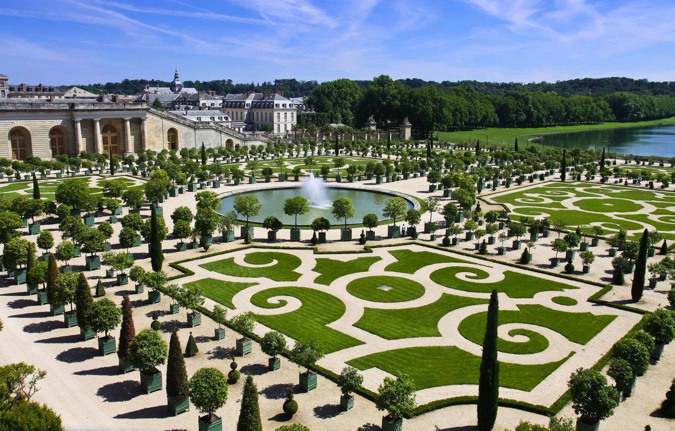 1332x850 Wallpaper France, Versailles, Castle, Garden, Architecture image for desktop, section пейзажи