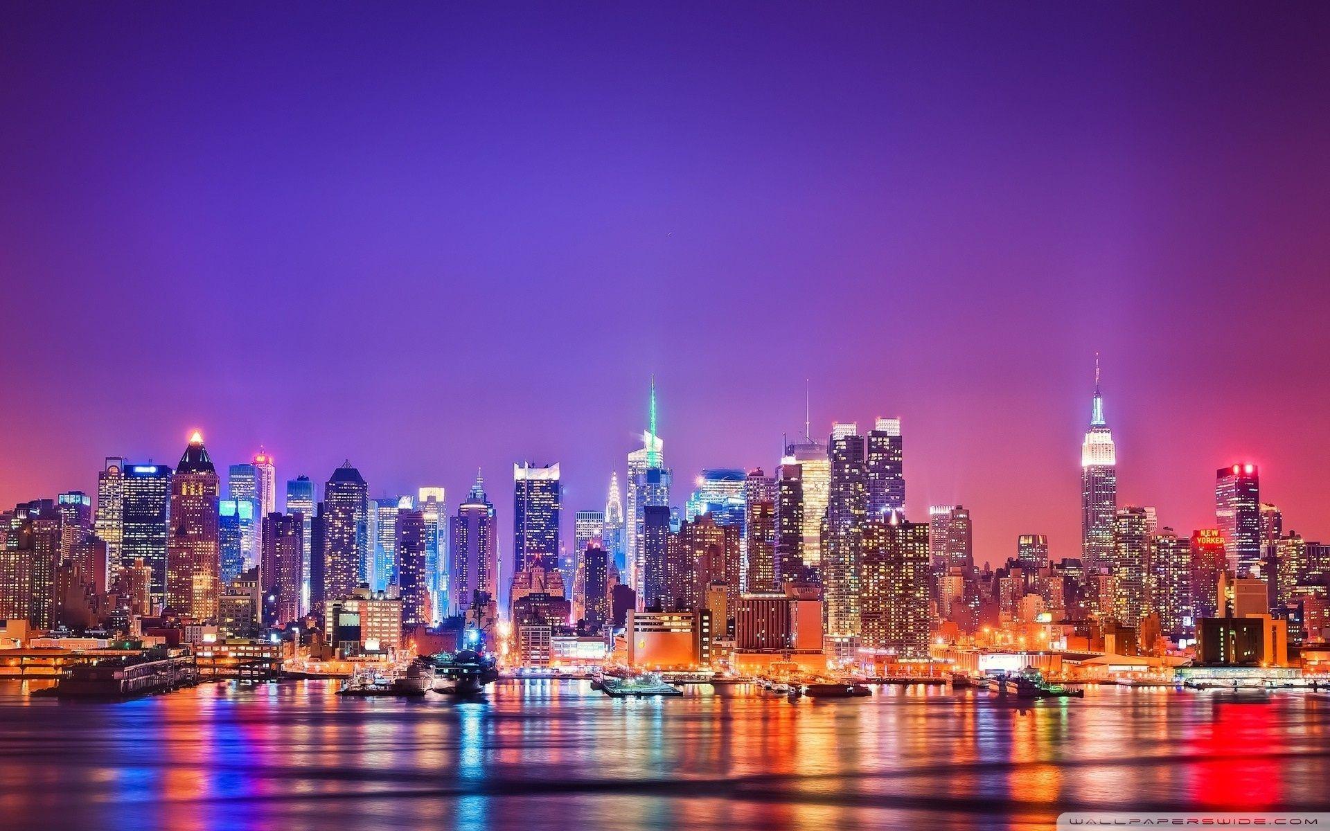 1920x1200 Most Popular New York City Skyline HD Wallpaper FULL HD 1920×1080 For PC Desktop. New york city background, City wallpaper, New york skyline