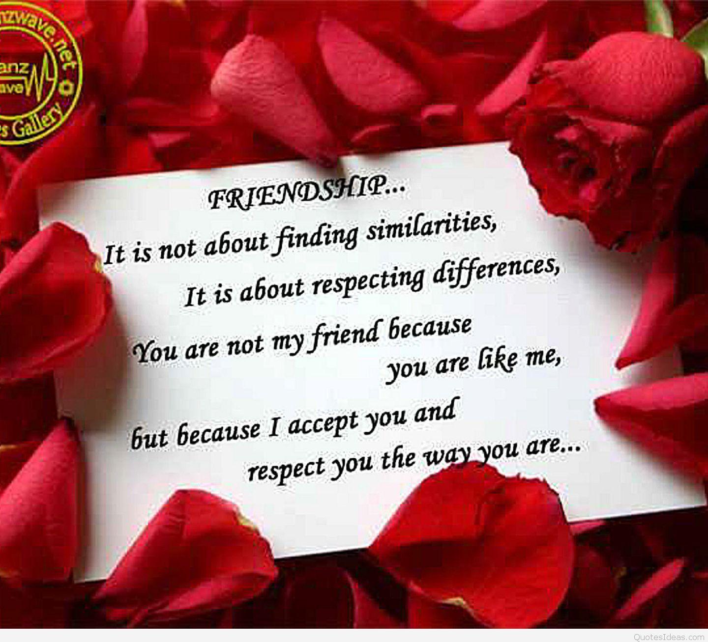 1440x1307 Best friendship wallpaper with quote