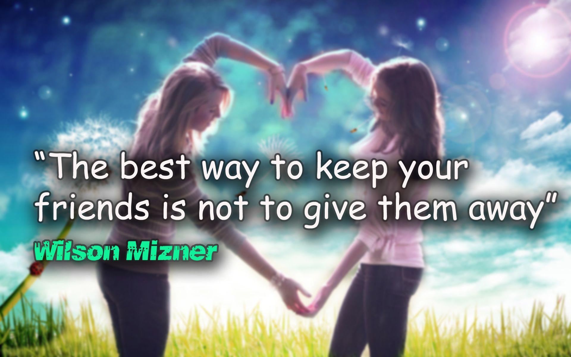 1920x1200 Friendship Wallpaper For Mobile With Quotes