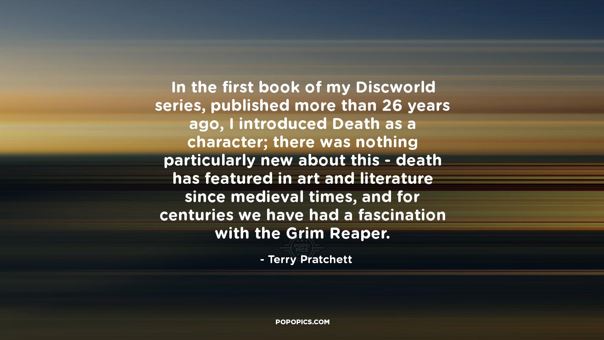 1920x1080 In the first book of my Discworld series,. Quotes by Terry Pratchett •