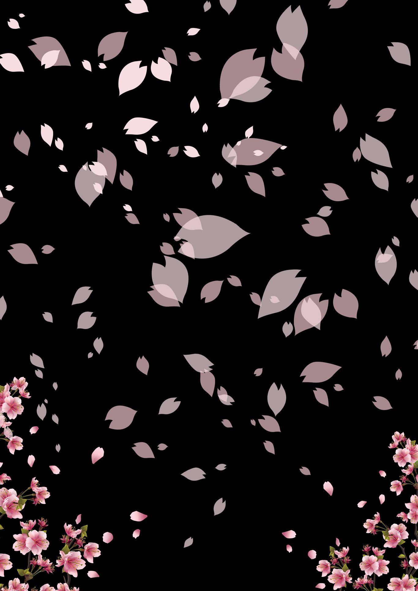 1366x1932 Sakura Background