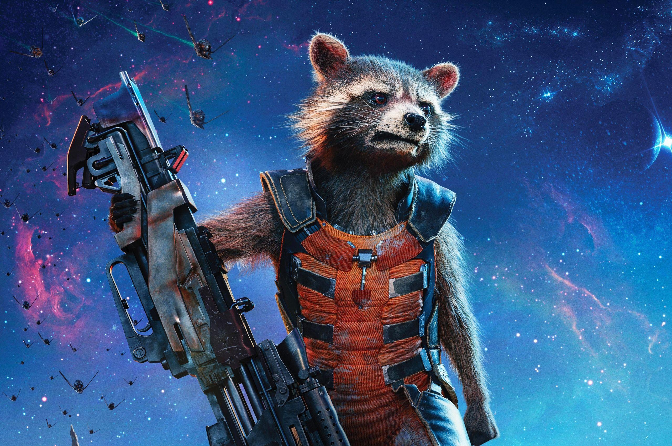 2560x1700 Free download Rocket Raccoon Guardians of the Galaxy Vol 2 HD Wallpaper [3840x2400] for your Desktop, Mobile & Tablet. Explore Guardians Of The Galaxy 2 Wallpaper. Guardians Of The