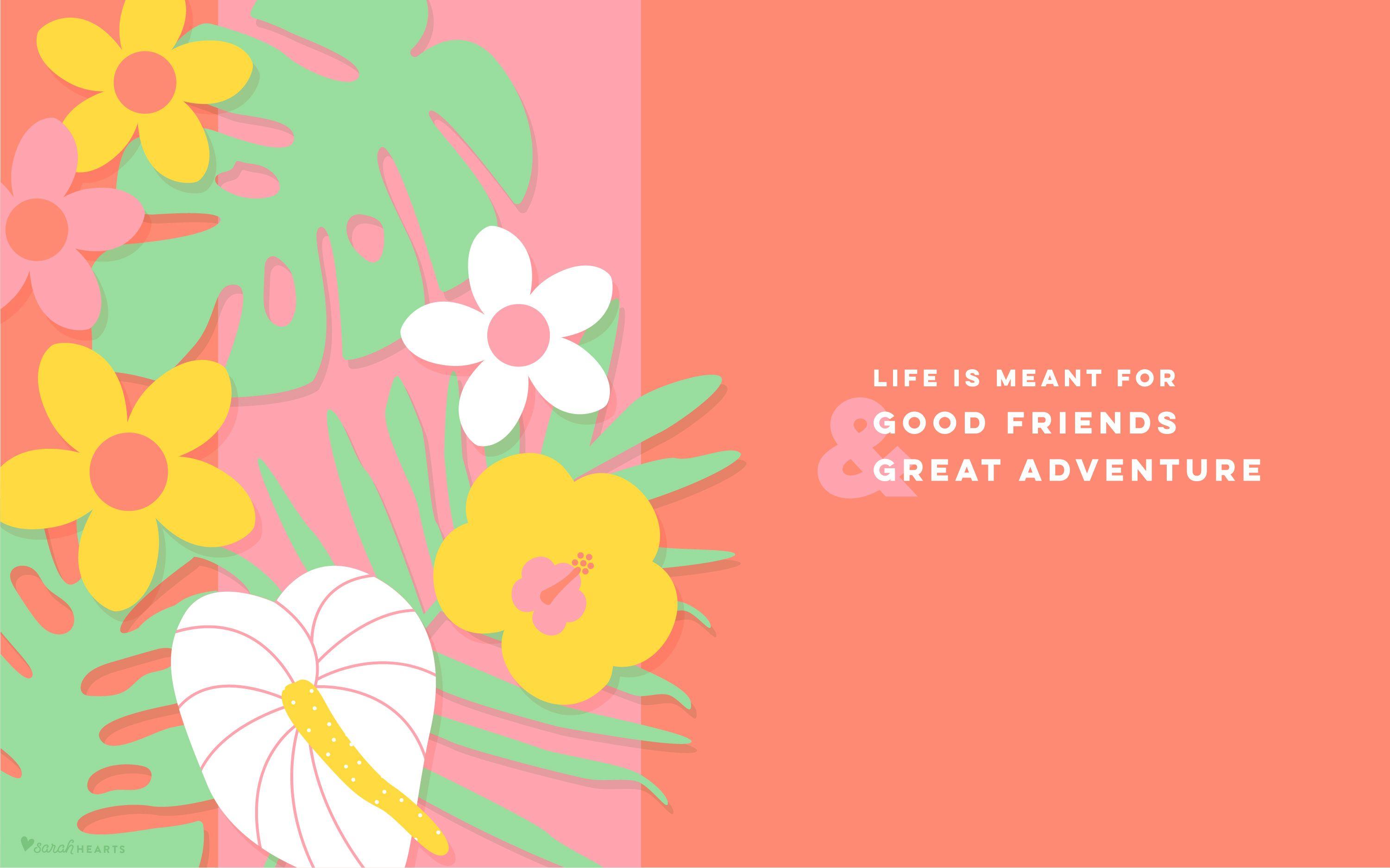 3001x1876 June 2018 Tropical Flowers Wallpaper