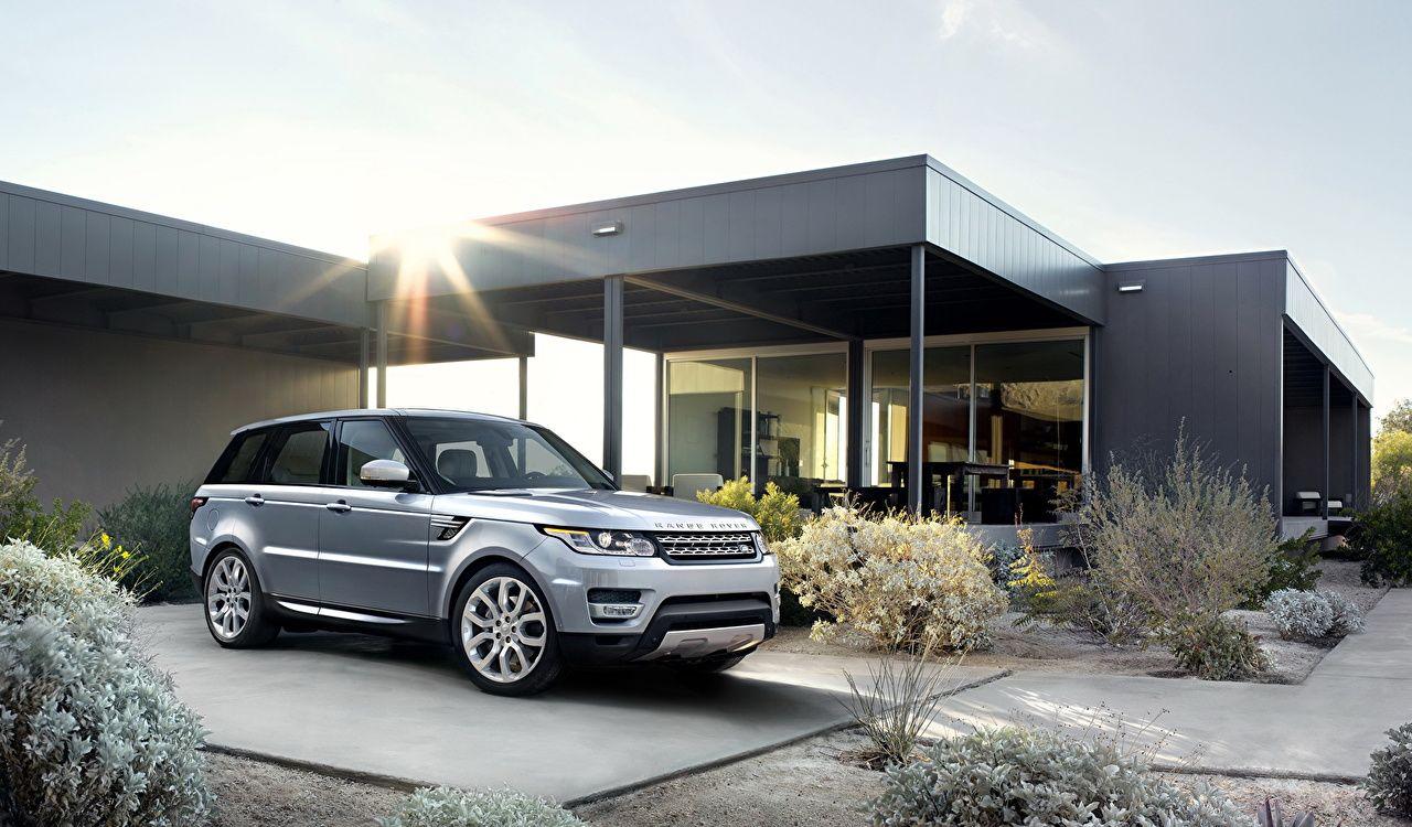 1280x750 Wallpaper Land Rover 2014 Range Rover Sport Silver color Mansion