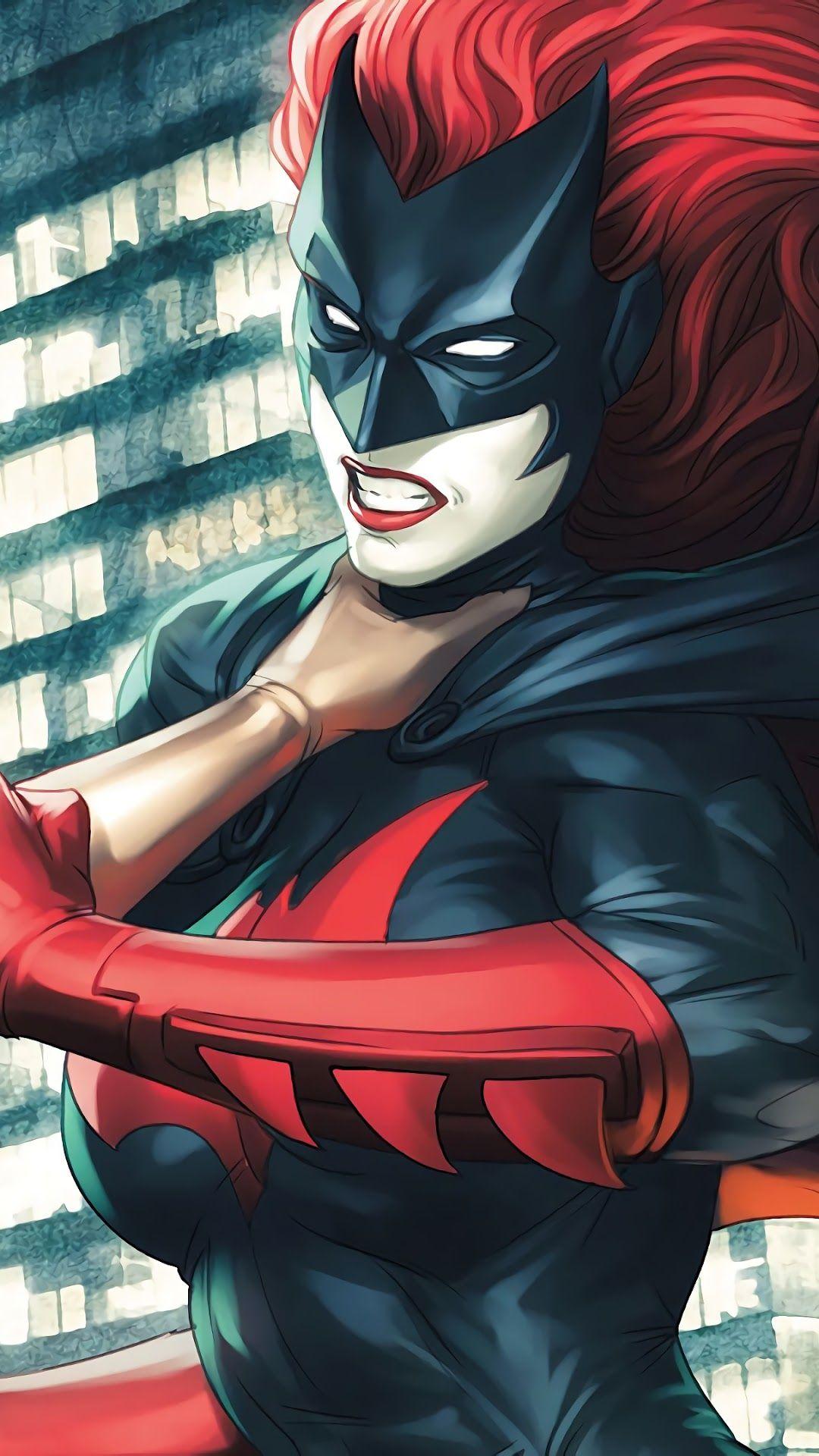 1080x1920 Batgirl Batwoman Fight 4K Wallpaper