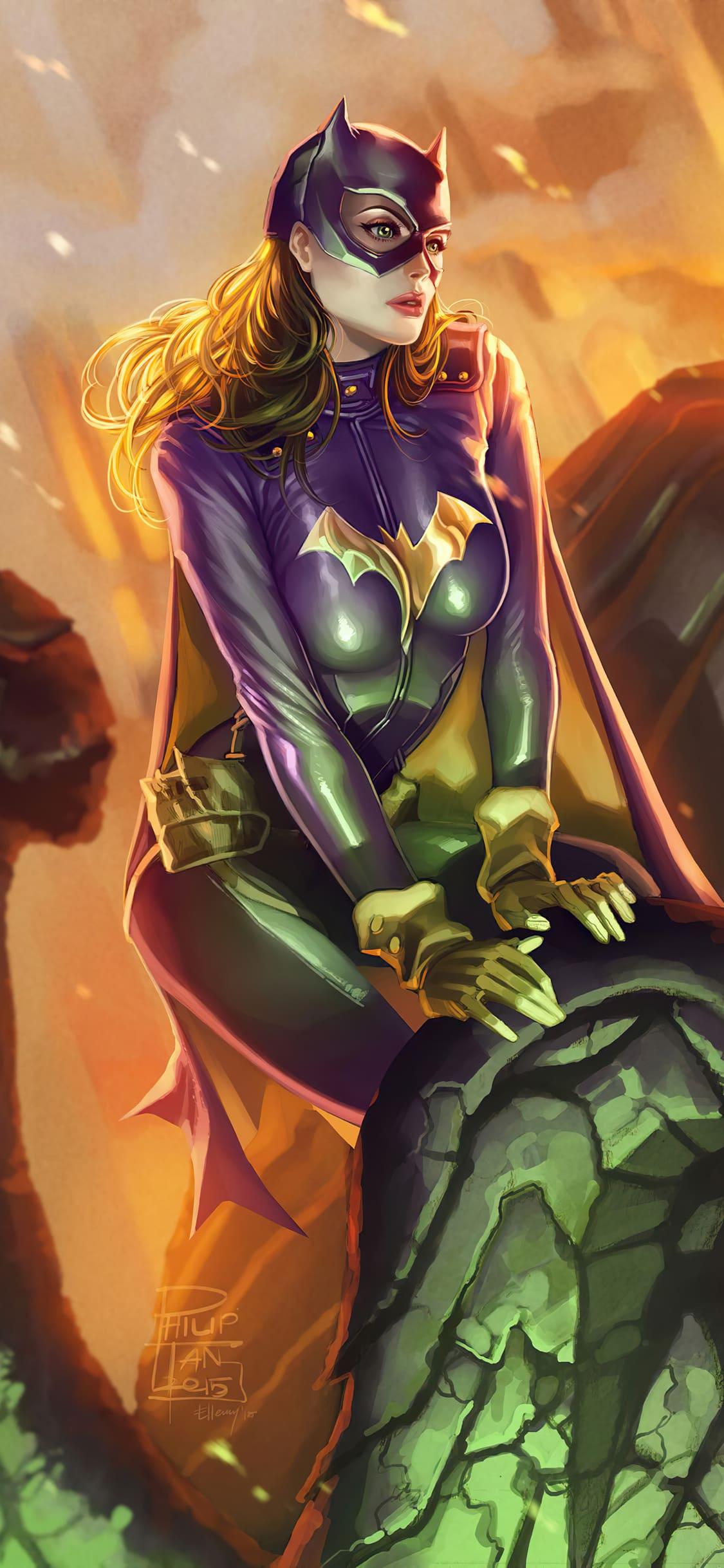 1125x2436 Batgirl iPhone Wallpaper Art HD Wallpaper