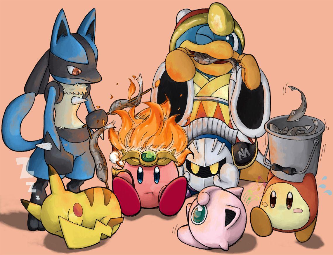 1140x875 animal crossover fire fish food jigglypuff king dedede kirby kirby