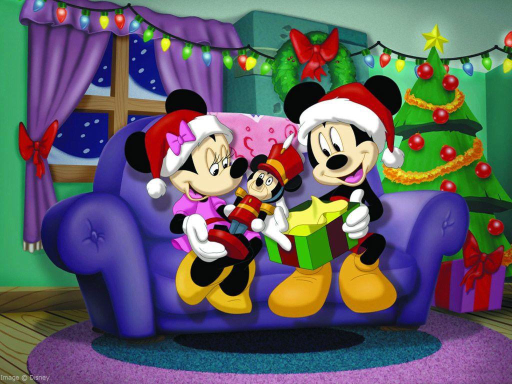 1024x768 A Holiday Gift from Mickey to Minnie Mouse < Cartoons < Entertainment < Desktop Wallpaper
