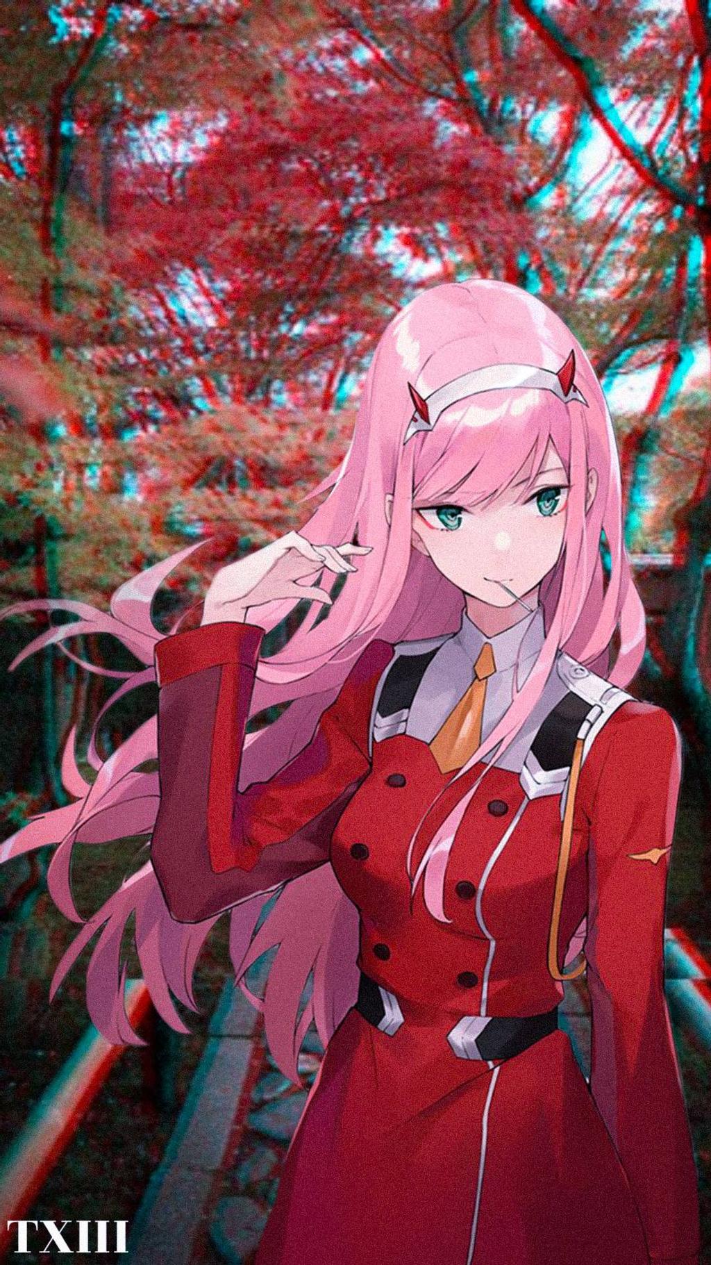 Zero two, 02, anime, zero too, HD phone wallpaper