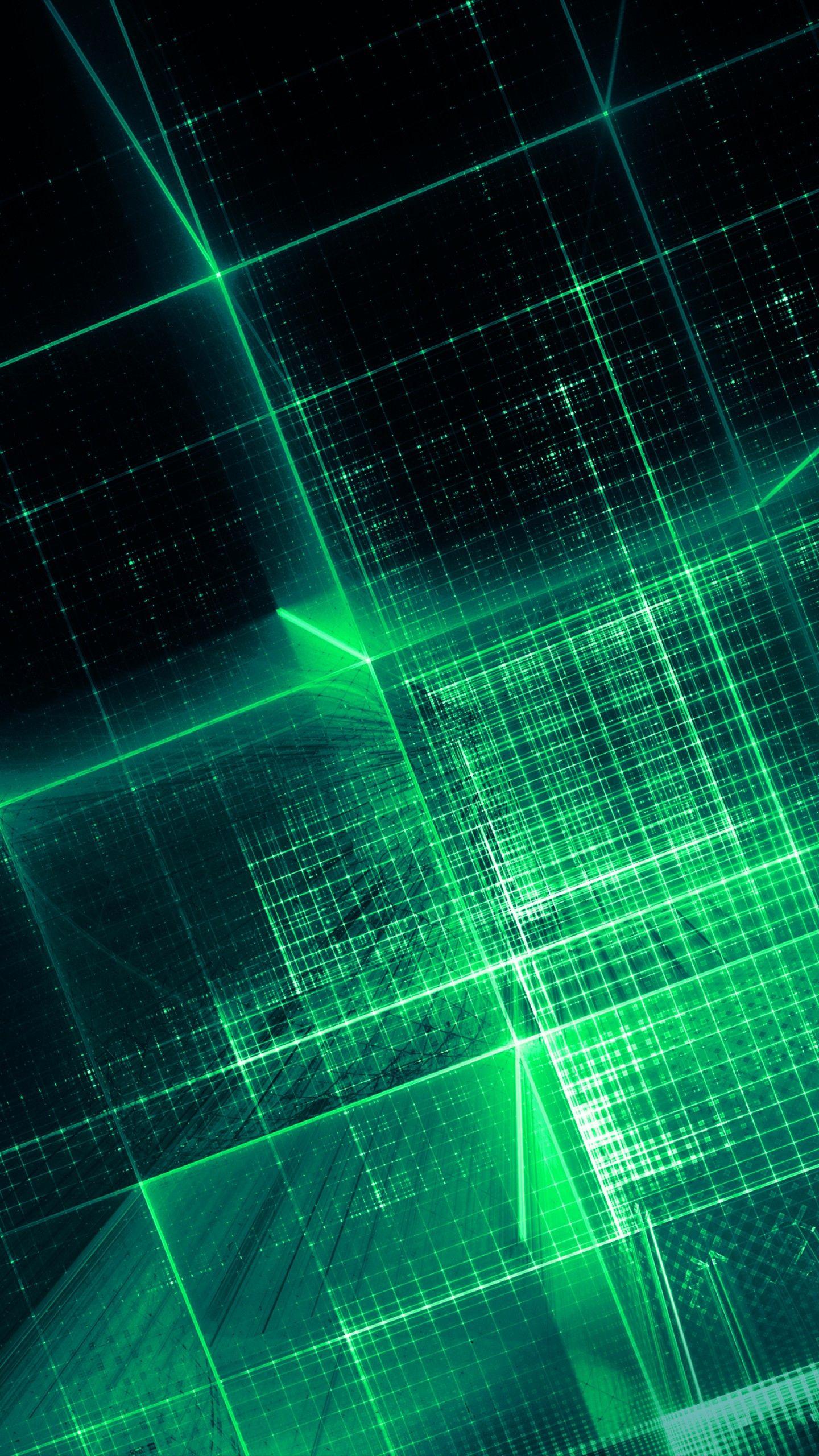 1440x2560 Wallpaper Asus ROG Phone, abstract, colorful, lines, Android 8. HD, OS