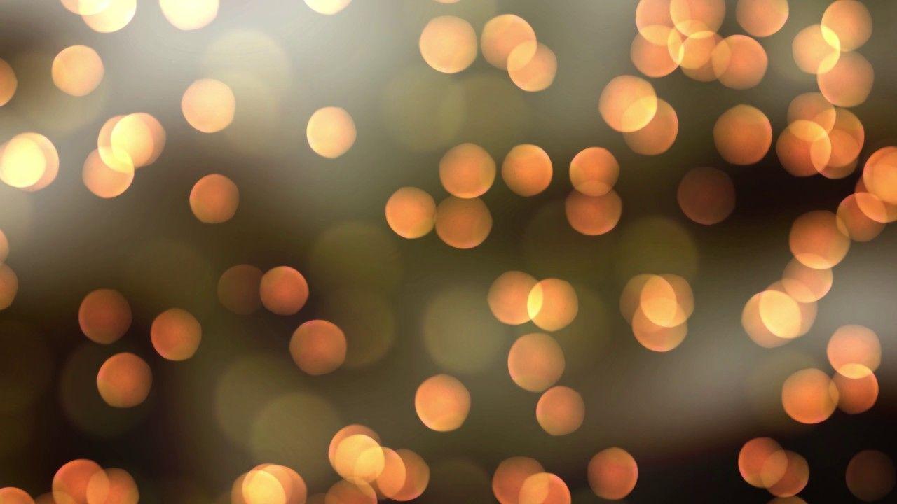 1280x720 Small Little Orange LightsK Relaxing Screensaver