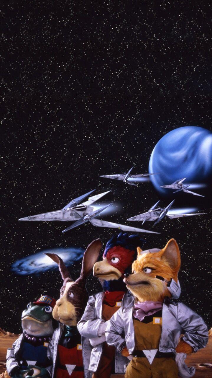 719x1280 Nintendo's LINE account releases two Star Fox mobile wallpaper