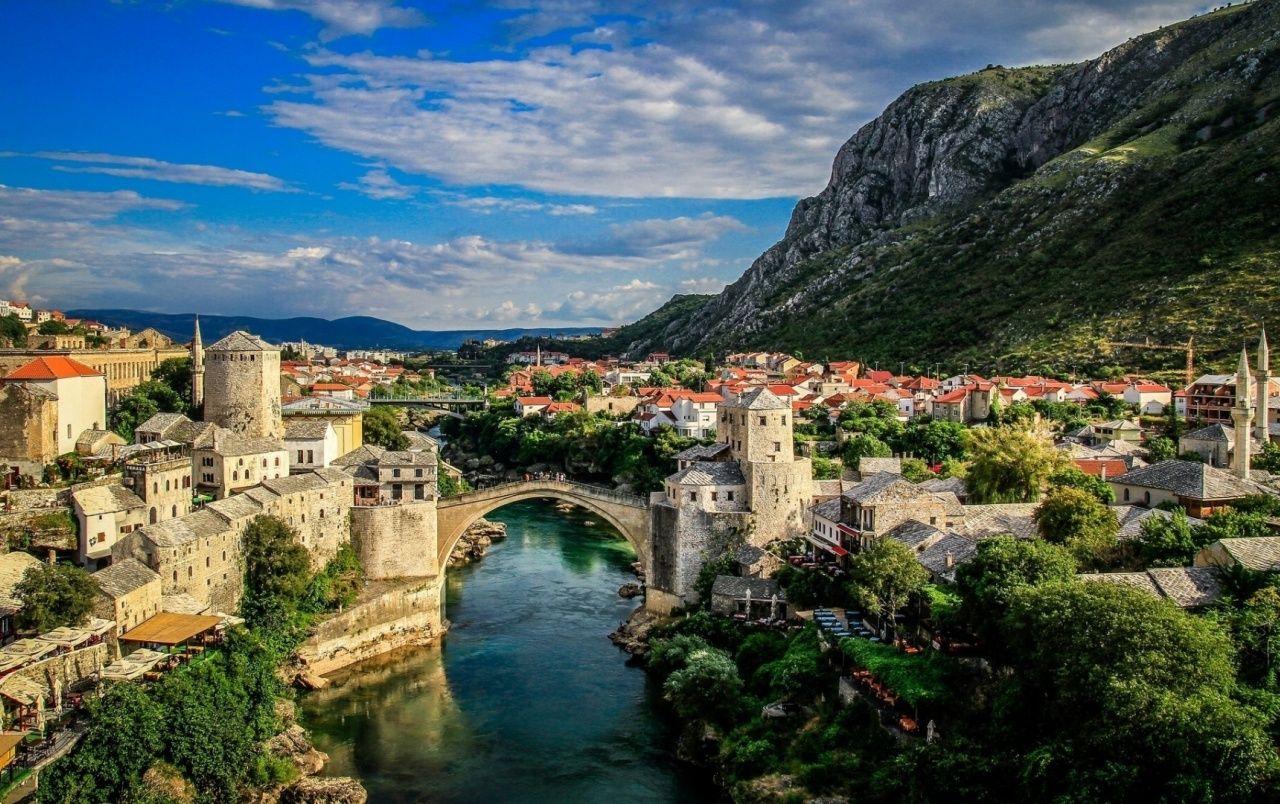 1280x804 Mostar Bosna i Hercegovina wallpaper. Mostar Bosna i Hercegovina