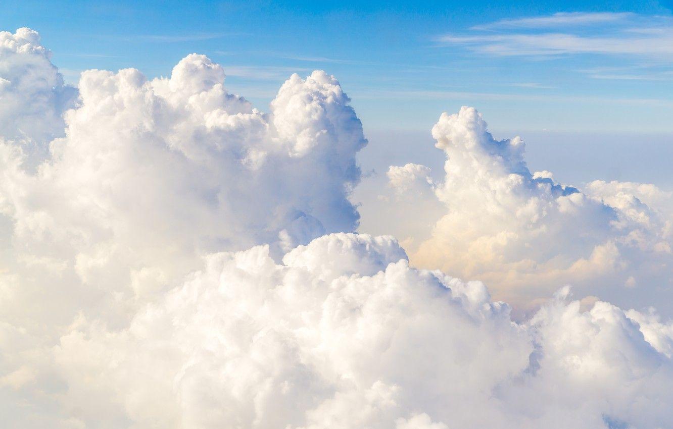 1332x850 Wallpaper nature, The sky, natural phenomenon, white clouds image for desktop, section природа