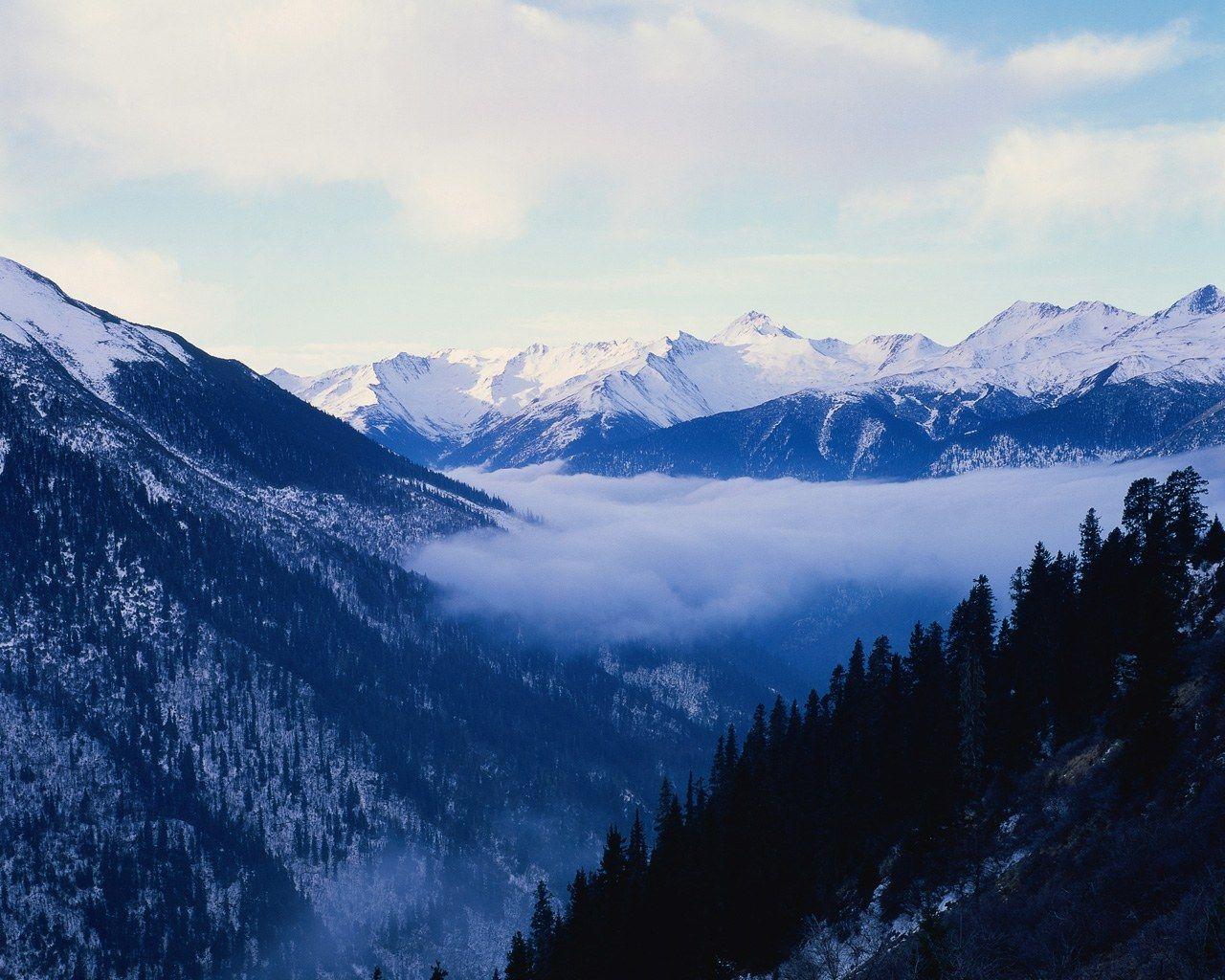 1280x1024 China Travel : Winter Tour snowscape in China 1280x1024 NO.20 Desktop Wallpaper