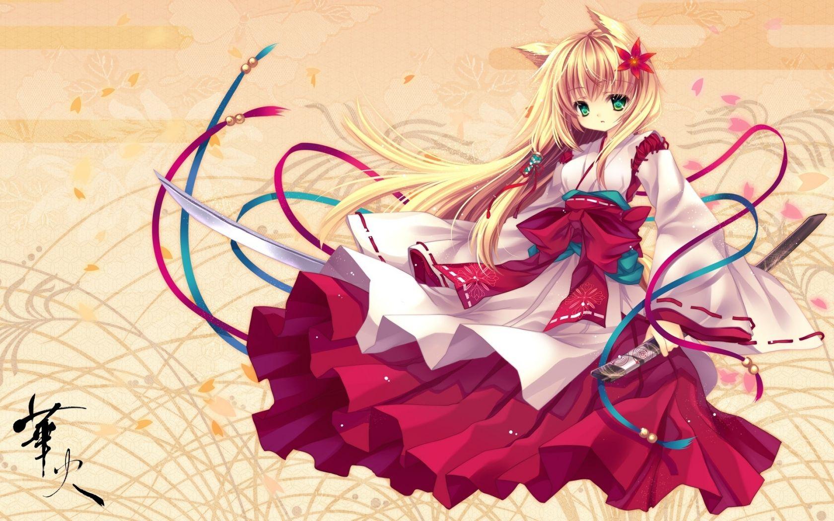 1680x1050 Female Samurai HD Wallpaper