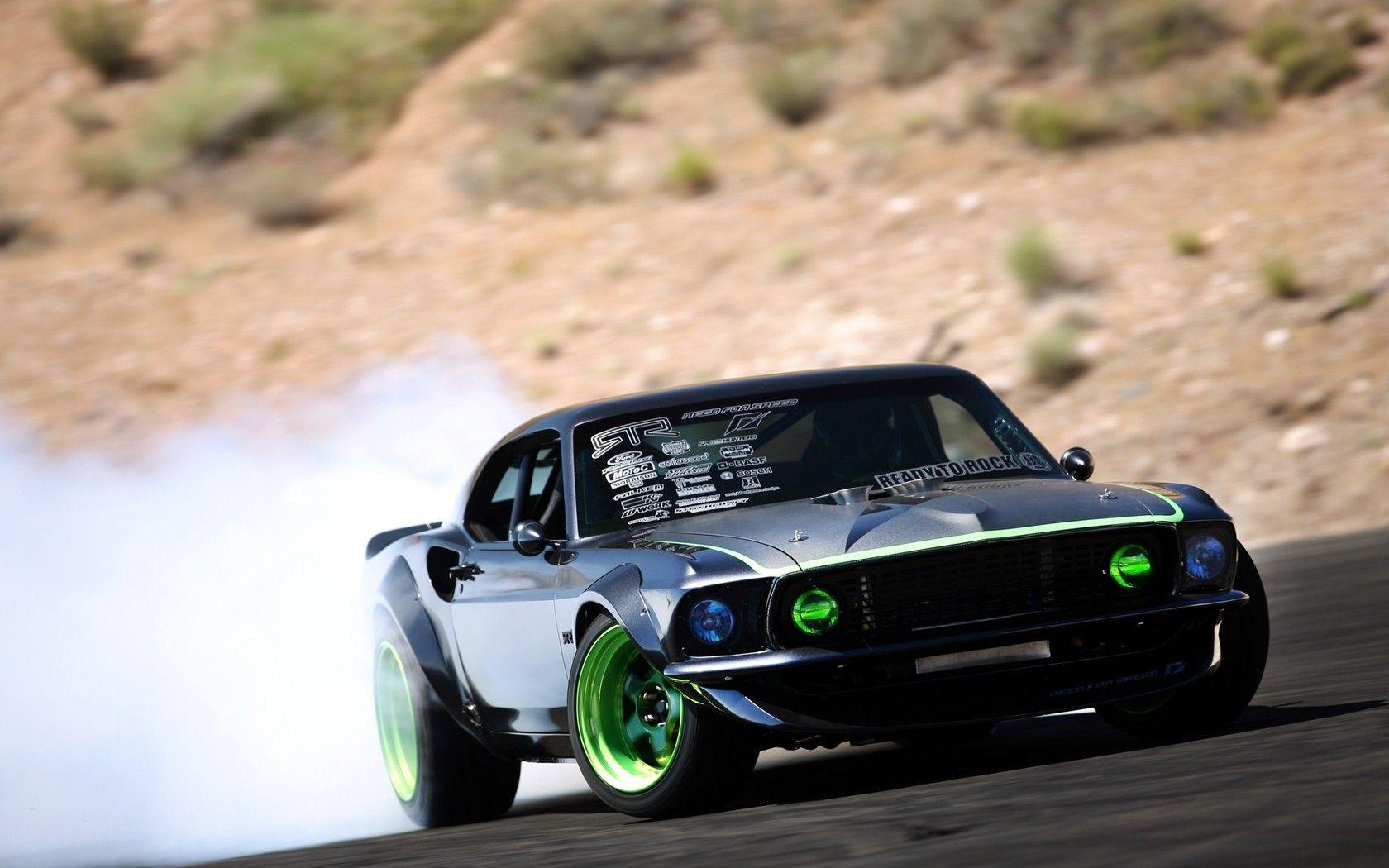 1680x1050 Cars, Vehicles, Ford Mustang, Drifting, Ford Mustang RTR X Wallpaper