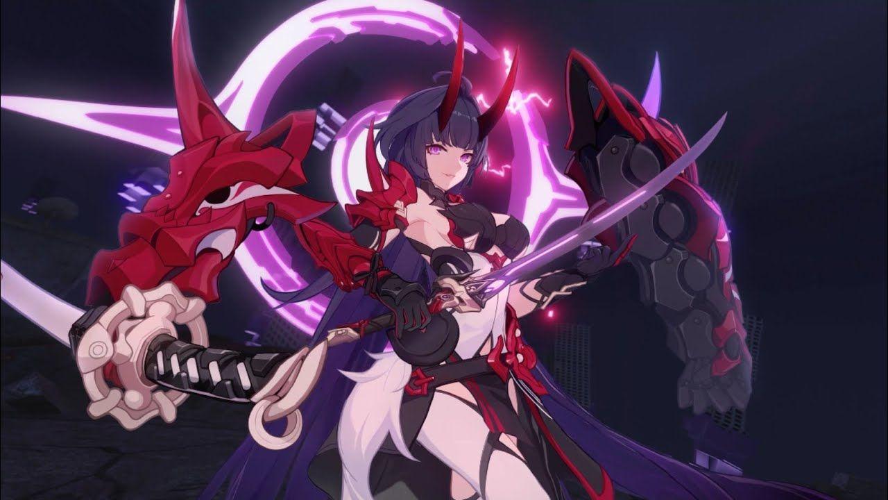 1280x720 Robot Samurai Demon Anime Girl 4K Live .m.